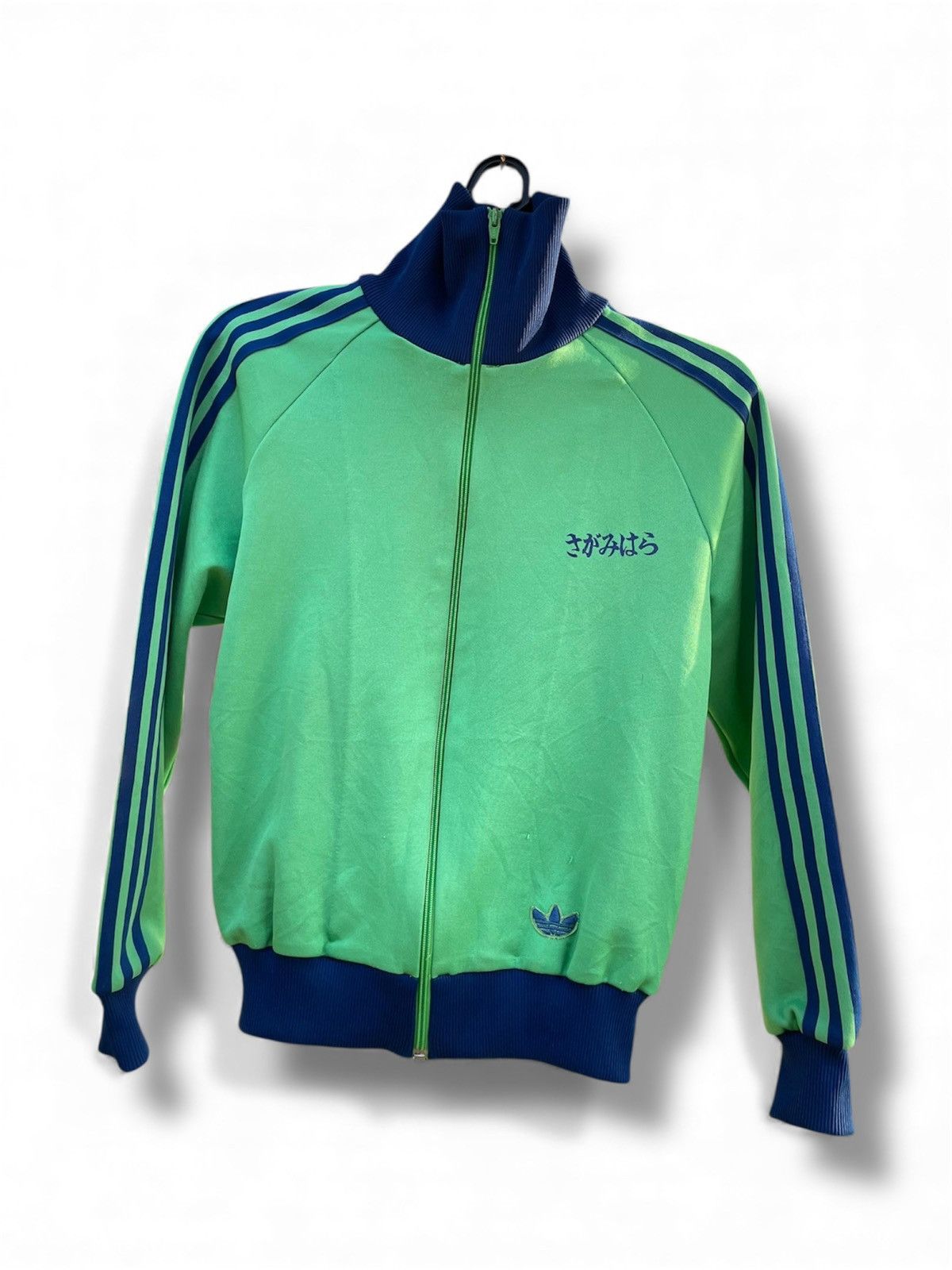 Adidas Vintage Adidas x Descente "Sagamihara" Track Jacket - Green Size US XS / EU 42 / 0 - 1 Thumbnail