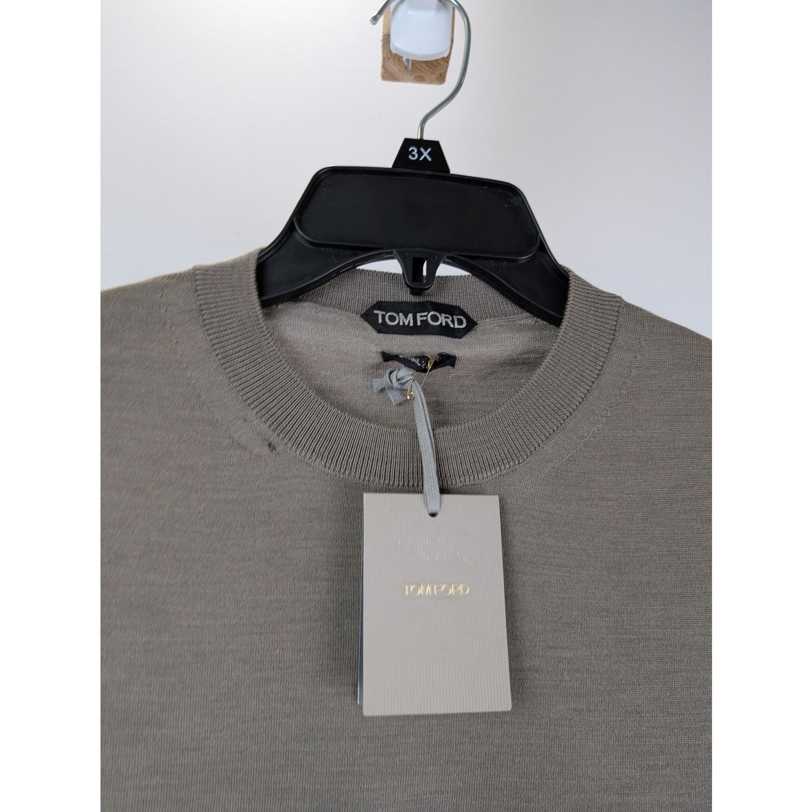 Tom Ford o1rshd1 Knitwear Sweatshirt in Grey Size US M / EU 48-50 / 2 - 6 Thumbnail