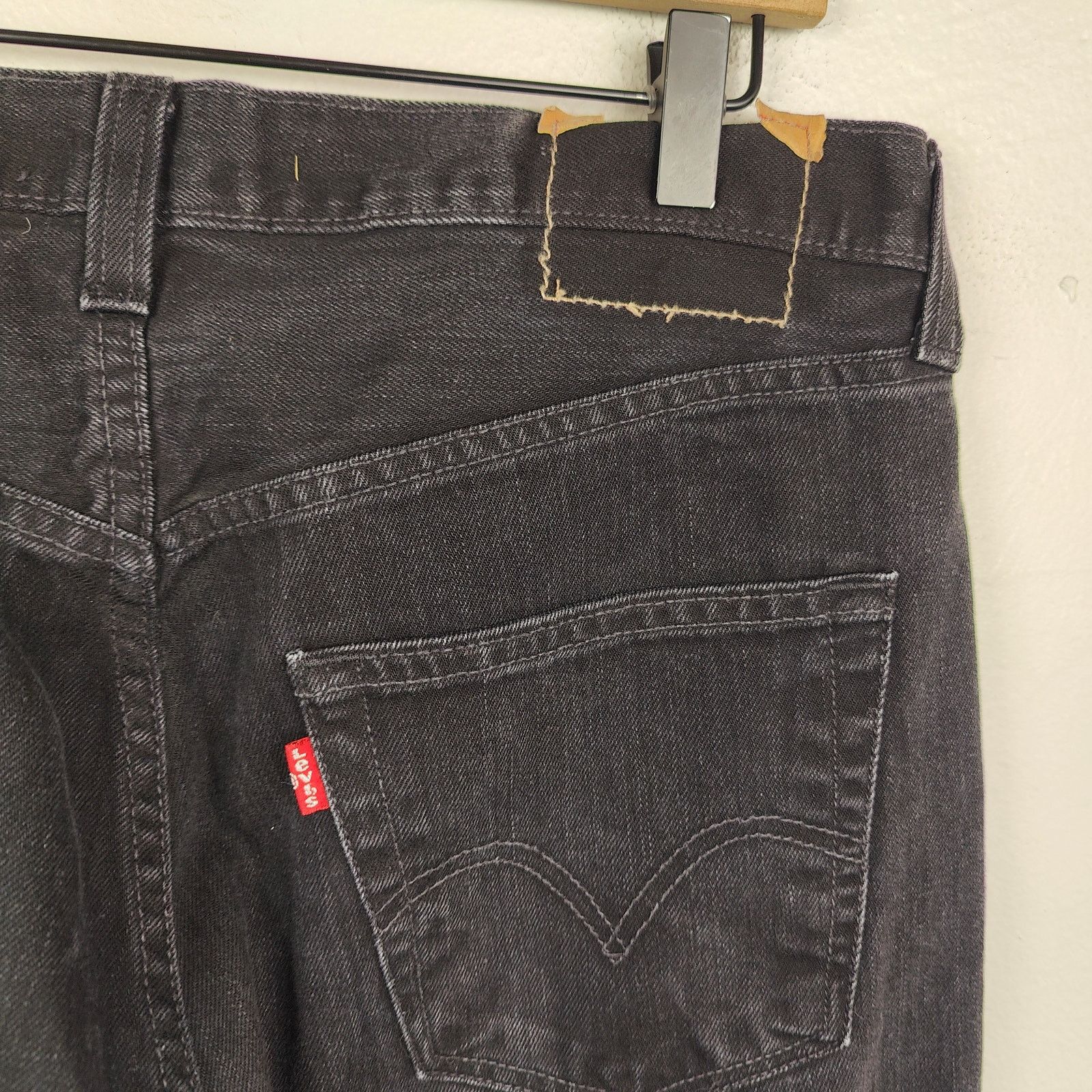 Levi's Vintage Y2K Levi's 501 Jeans Mens 36x34 Black Straight Leg Size US 36 / EU 52 - 6 Thumbnail