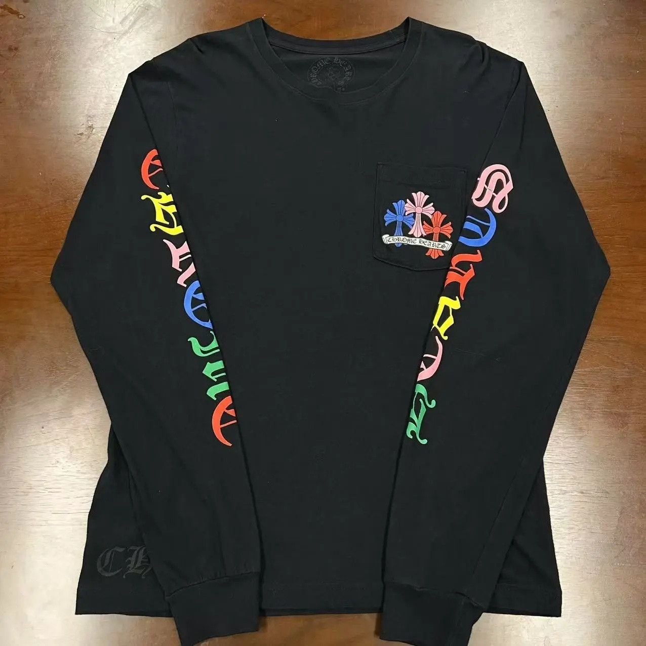 Chrome Hearts Chrome Hearts Multi Color Horseshoe Long Sleeve