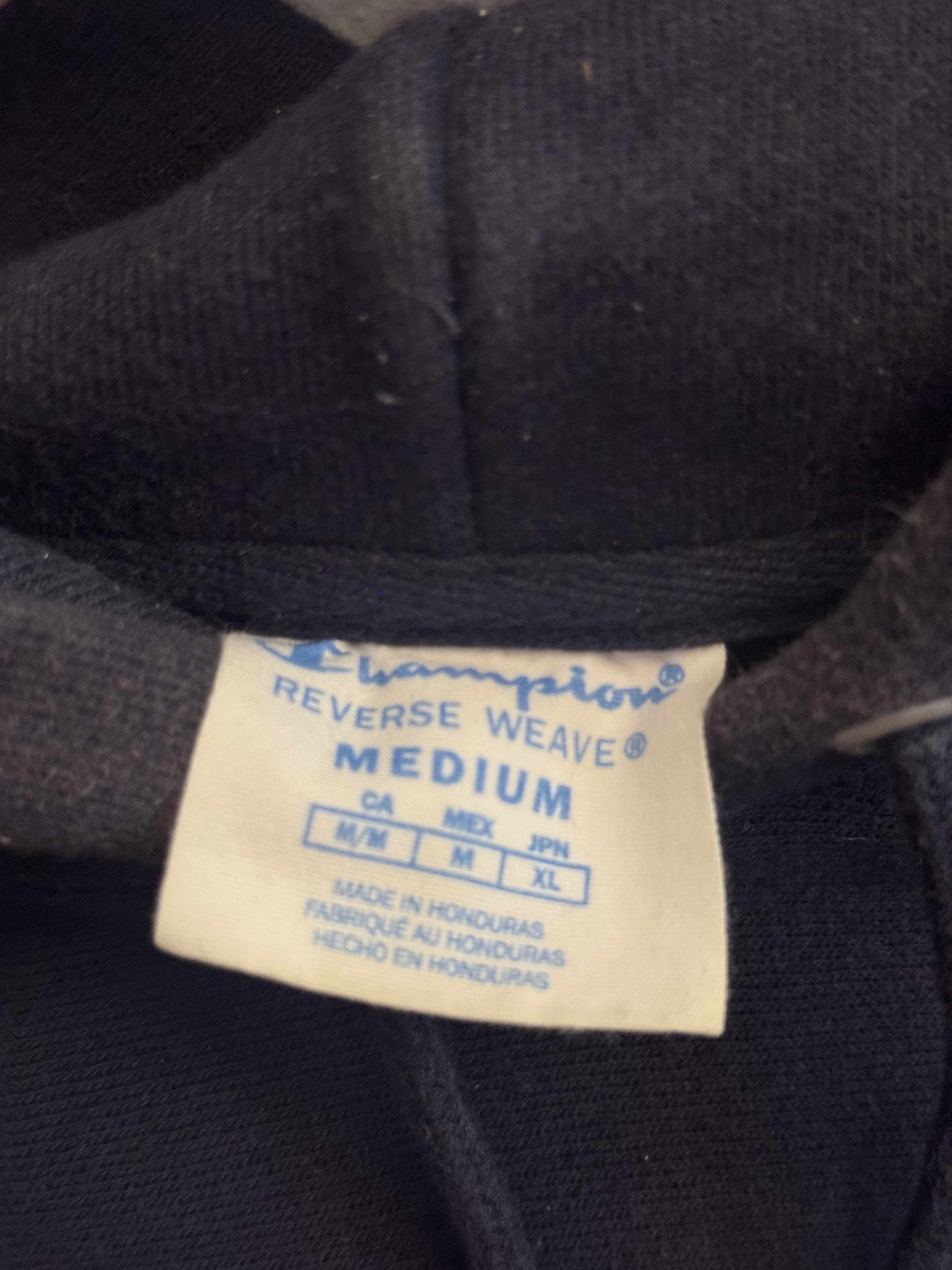 Champion × MoMA Champion x MoMA Reverse Weave Navy Hoodie Size US M / EU 48-50 / 2 - 6 Thumbnail
