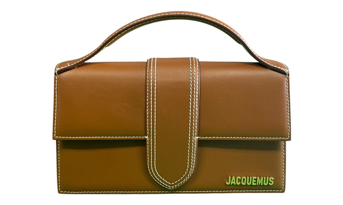 Jacquemus Jacquemus Grand Bambino Crossbody Strap Light Brown Handbag Size ONE SIZE - 1 Thumbnail