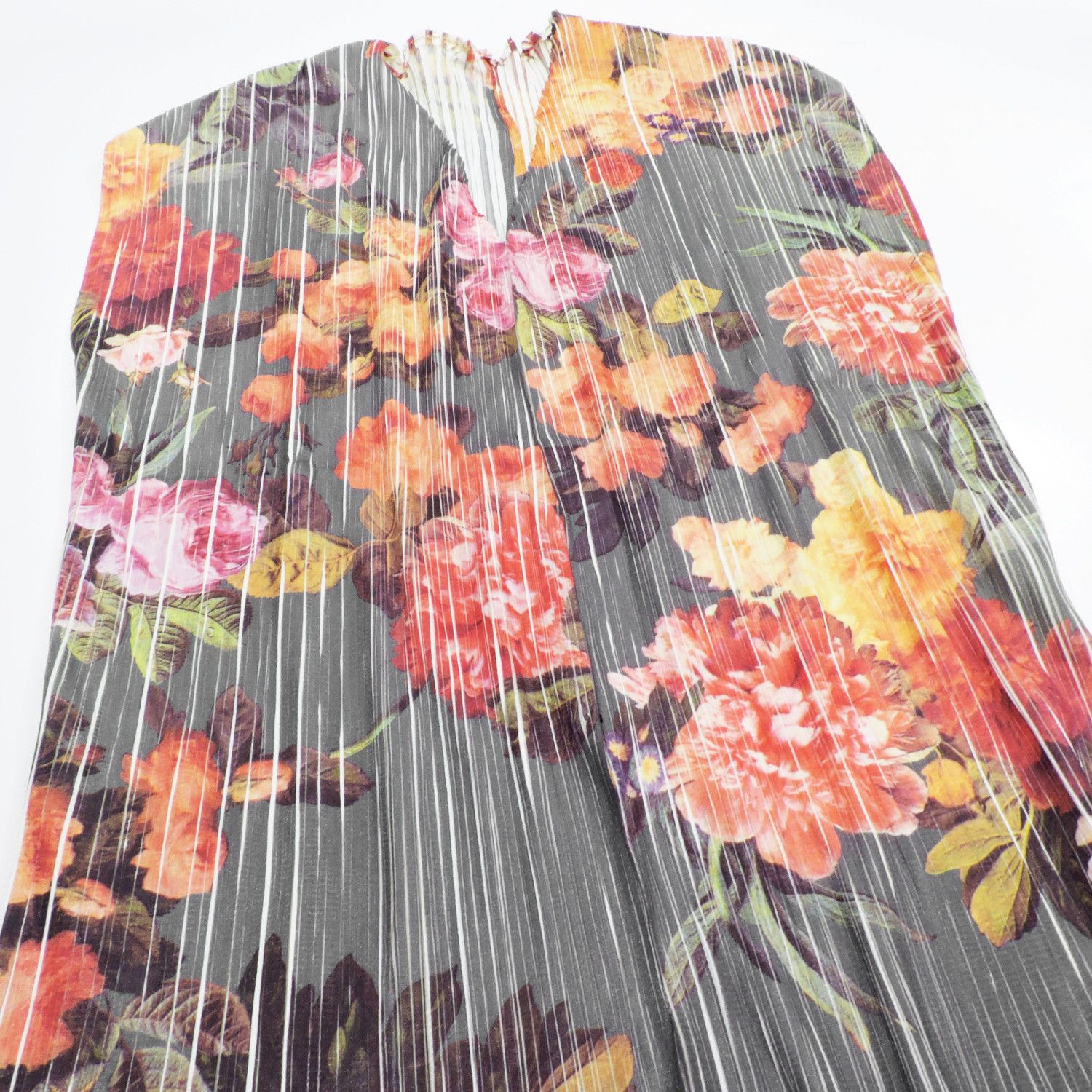 Issey Miyake 90’S ISSEY MIYAKE PLEATS PLEASE FLORAL TANK TOP VEST SHIRT Size L / US 10 / IT 46 - 5 Thumbnail