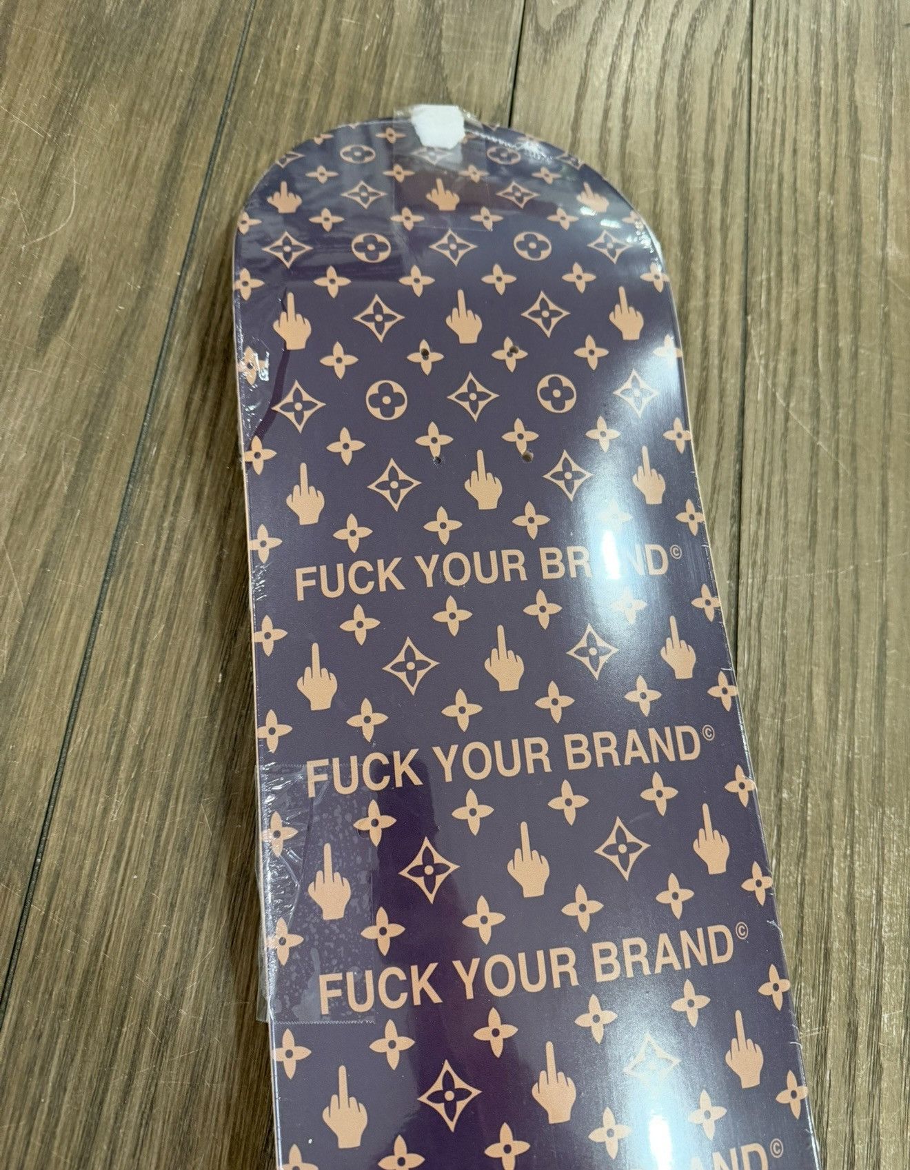 Designer 🖕🏻 FUCK YOUR BRAND Monogram Deck LV Designer Skateboard 🖕🏻 Size ONE SIZE - 1 Thumbnail