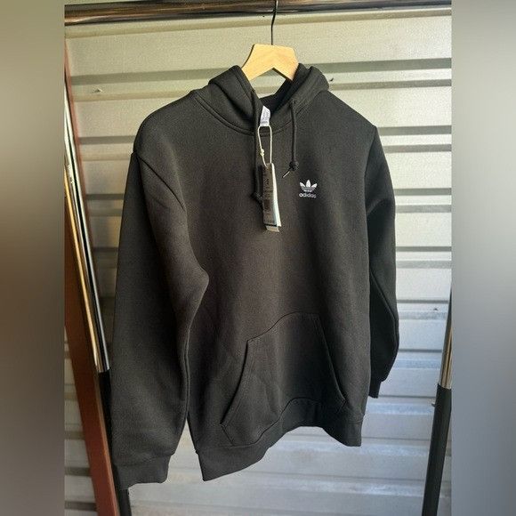 Adidas NWT ADIDAS ESSENTIAL ORIGINALS BLACK HOODIE SZ SMALL S Size US S / EU 44-46 / 1 - 1 Thumbnail