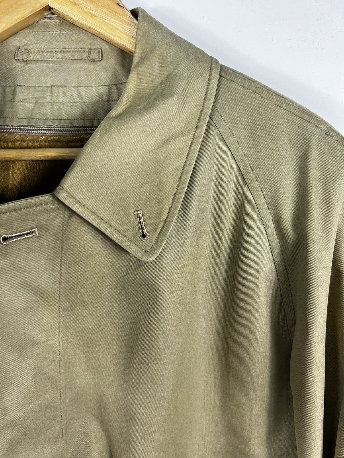 Burberry Prorsum 🔥 VTG DISTRESSED LONGCOAT NOVA CHECK REMOVABLE LINED Size US M / EU 48-50 / 2 - 6 Thumbnail