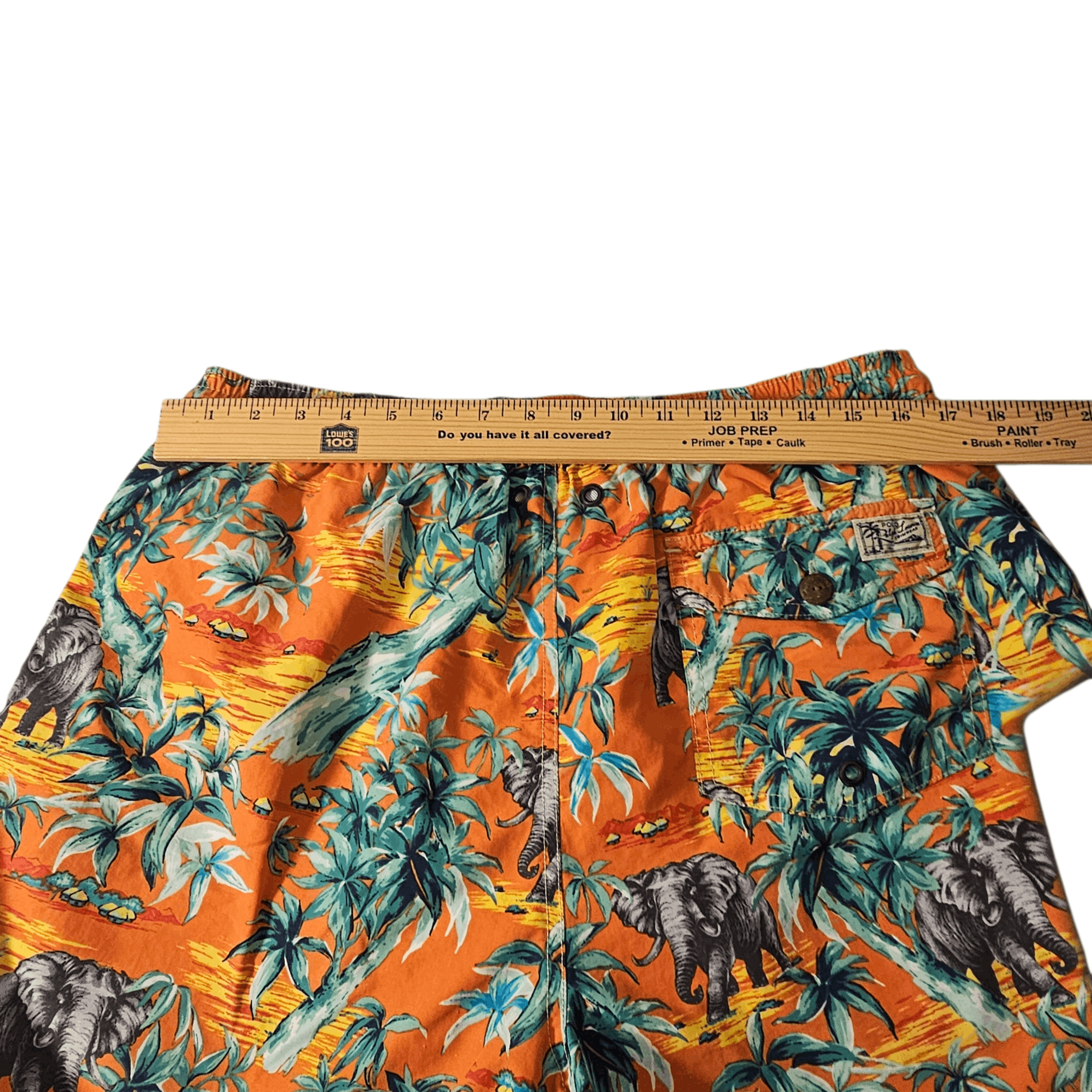 Polo Ralph Lauren Vintage Polo Ralph Lauren Tropical Swim Trunks XL Size US 34 / EU 50 - 8 Thumbnail