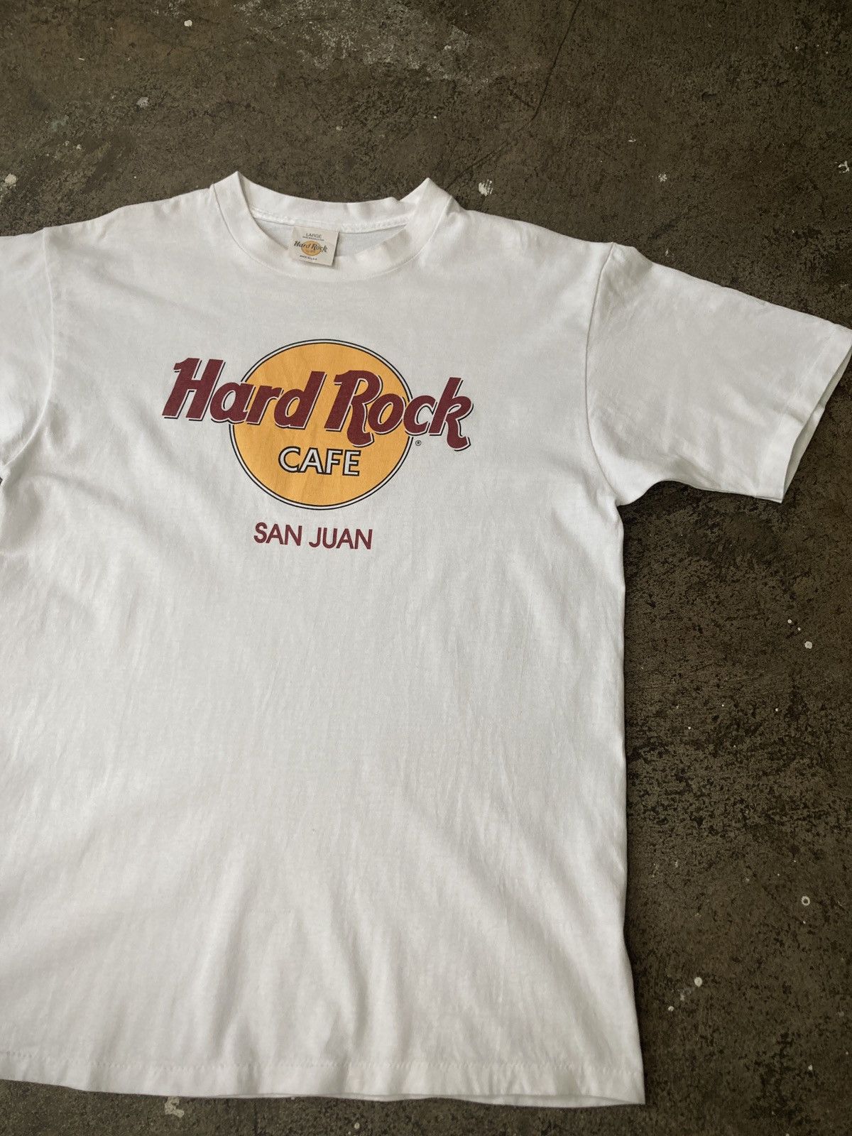 Hard Rock Cafe × Vintage Vintage 90s Hard Rock Café “San Juan” Size US L / EU 52-54 / 3 - 3 Thumbnail
