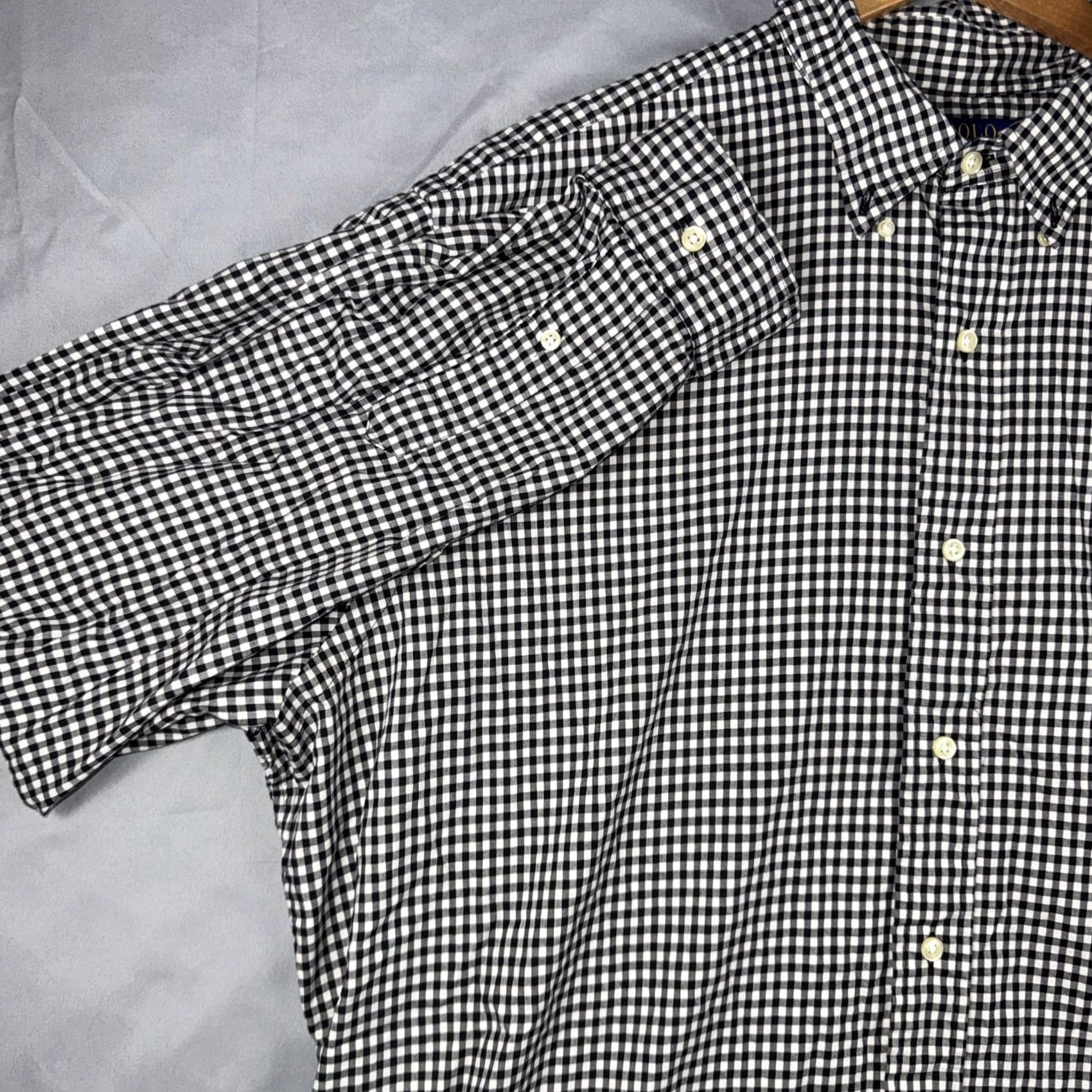Polo Ralph Lauren Polo Ralph Lauren Shirt Men's 2XLT Black White Check Button-Down Long Sleeve Polo Pony Embroidered Casual Button-Up Shirt Size US XXL / EU 58 / 5 - 5 Thumbnail