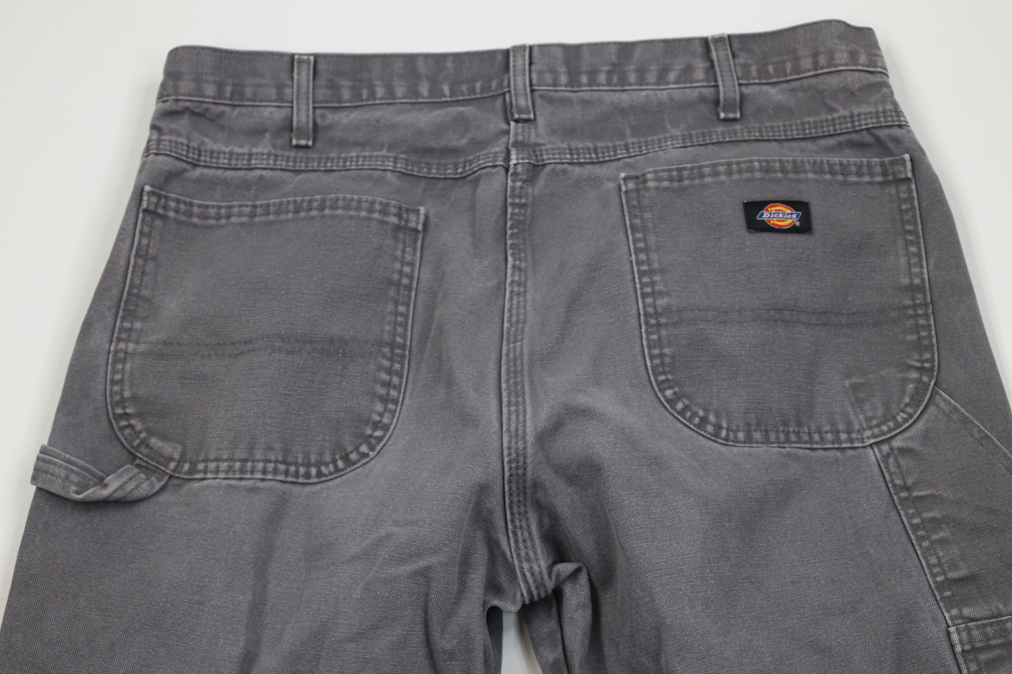 Dickies Vintage Dickies Canvas Wide Leg Dungaree Pants Gray Size US 36 / EU 52 - 11 Thumbnail