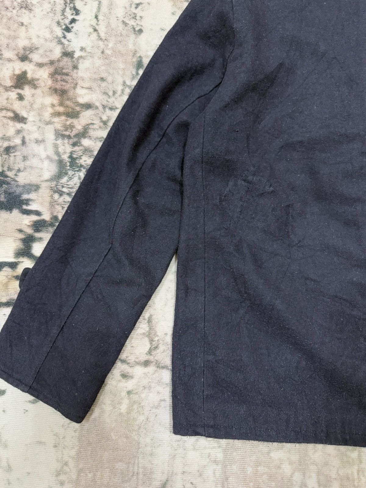 Japanese Brand Vintage Fatigues Fleece Sherpa Hoodie Wool Duffle Jacket Size US M / EU 48-50 / 2 - 15 Thumbnail