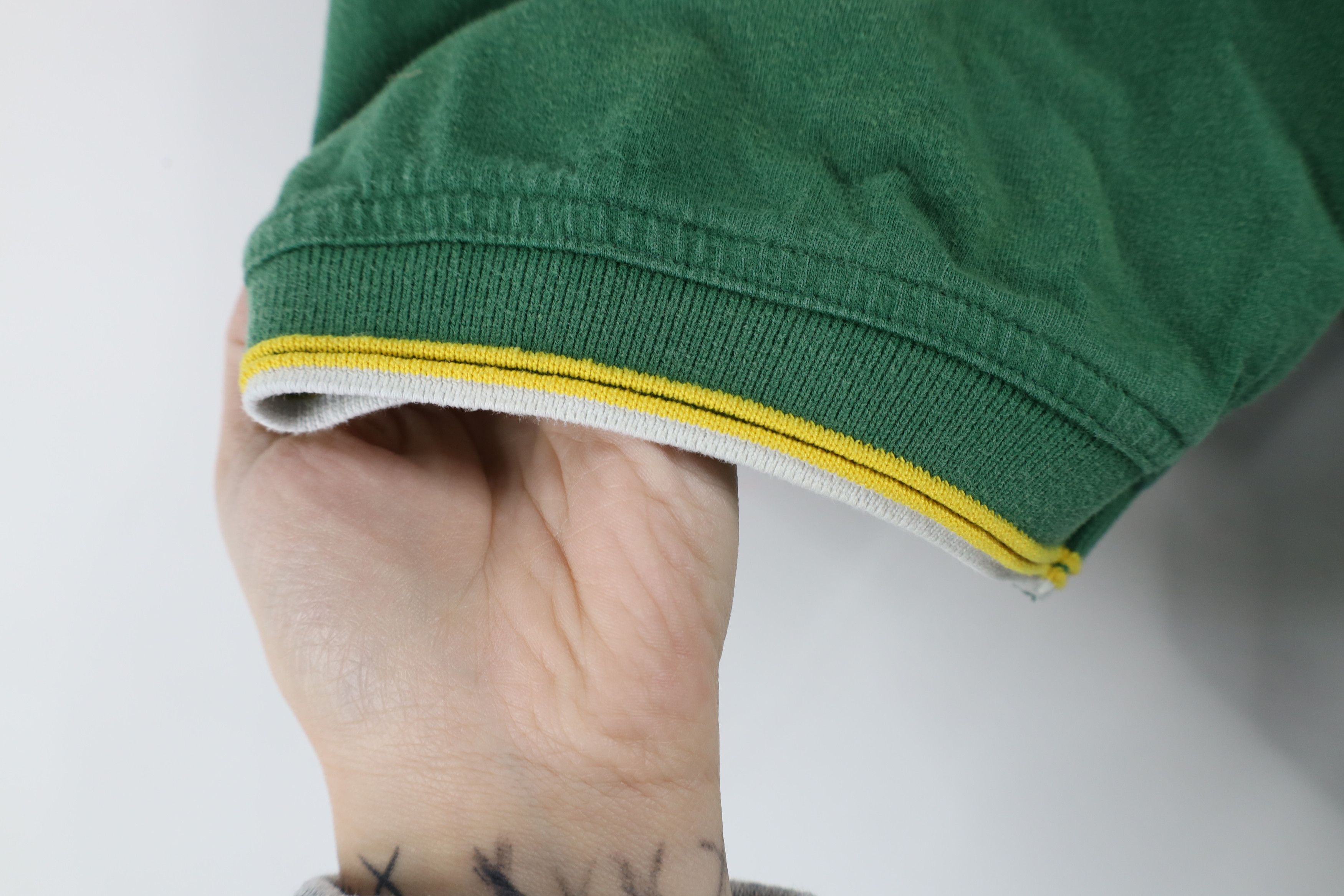 Reebok × Vintage Vintage 90s Reebok Green Bay Packers Football Polo Shirt Size US XL / EU 56 / 4 - 8 Thumbnail