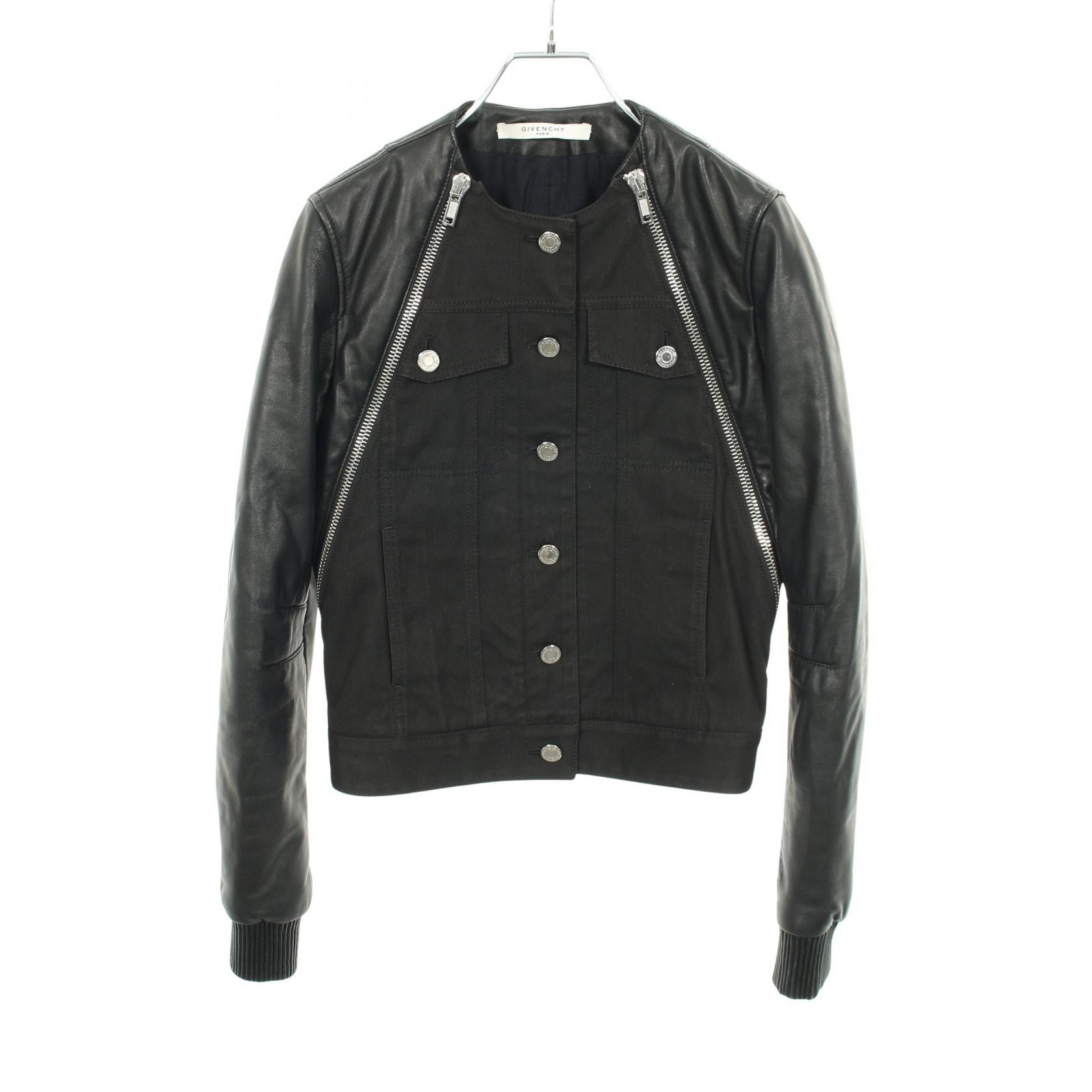 Givenchy Givenchy Givenchy Lambskin Jacket Leather Outerwear 14P1513600 DUTY FREE for USA Size ONE SIZE - 1 Thumbnail