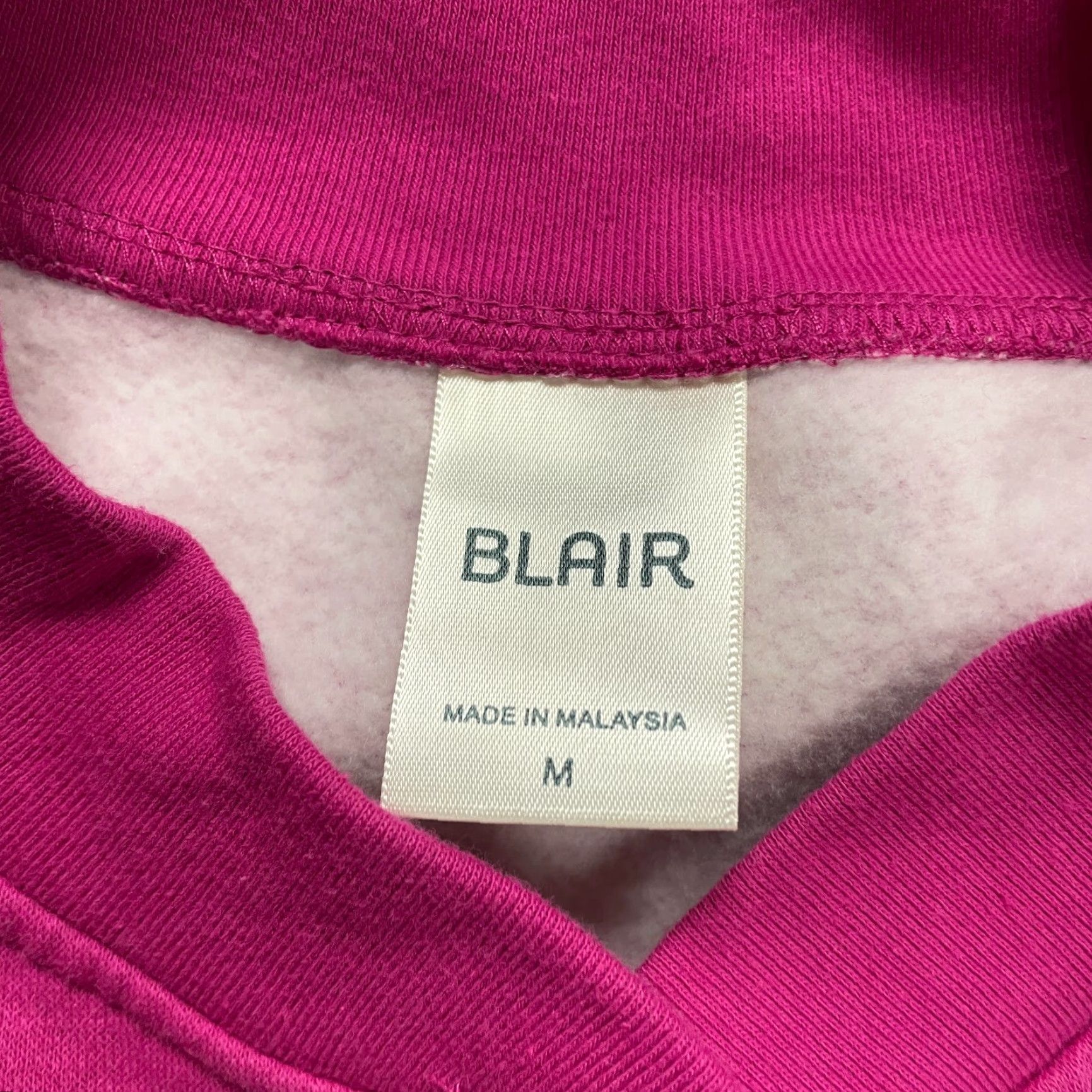 Blair Blair Jacket Womens Medium Pink Snap Button Floral Mid-Length Pockets Knit Polyester Size M / US 6-8 / IT 42-44 - 6 Thumbnail
