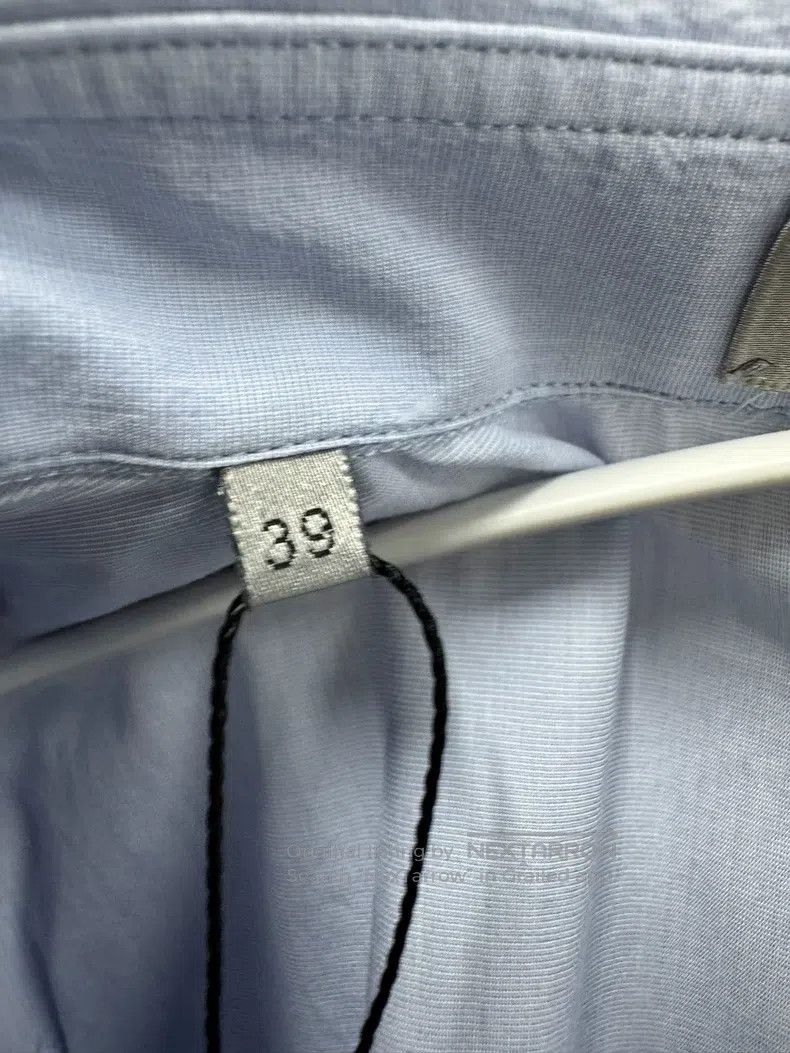 Dior Dior Size39 Blue little bee embroidered shirt Size US XXS / EU 40 - 4 Thumbnail