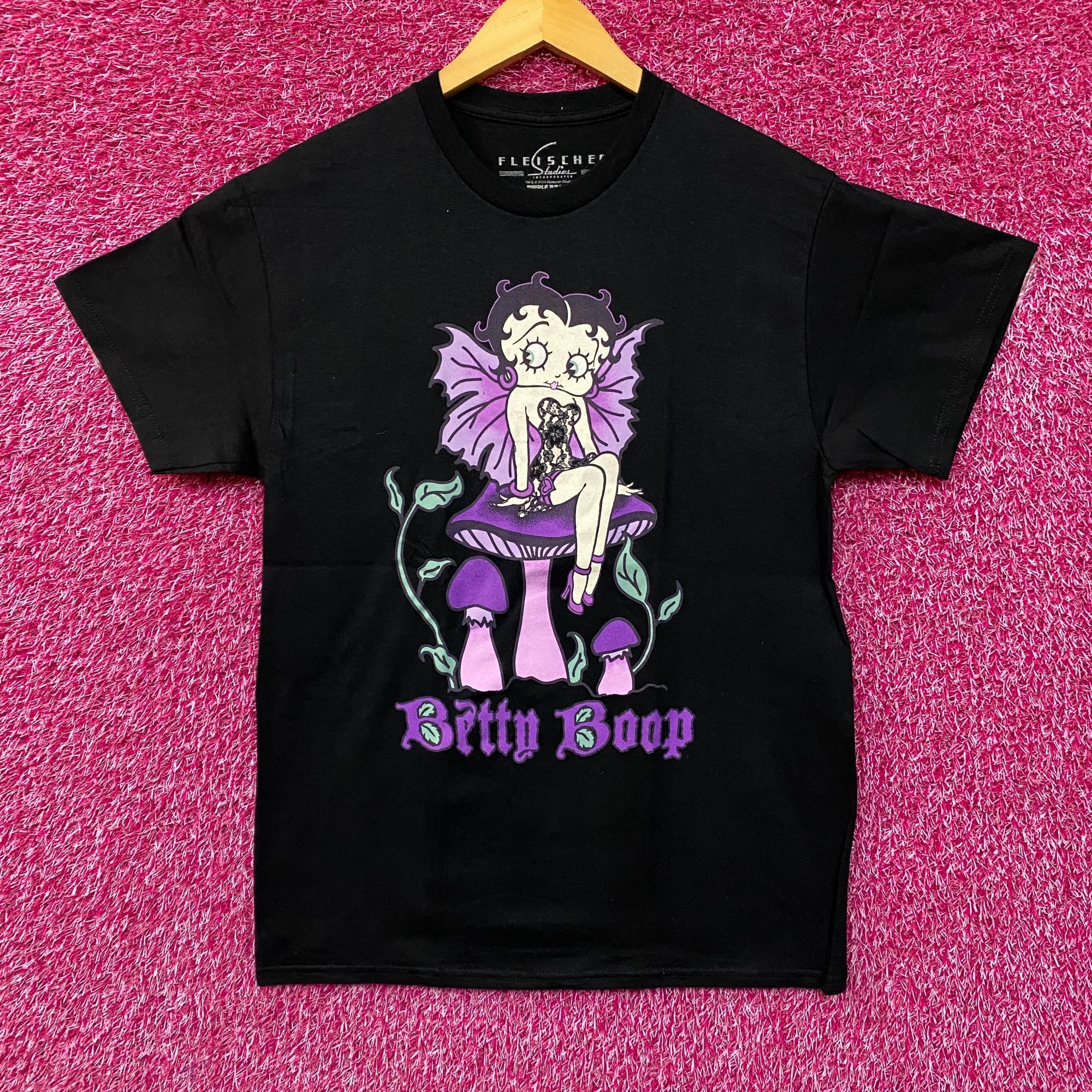 Ripple Junction Betty Boop Gothic Mushroom Pixie Animated Movie T-Shirt Medi Size US M / EU 48-50 / 2 - 1 Thumbnail