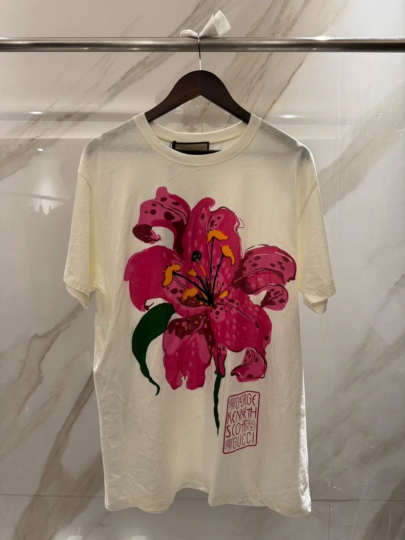 Gucci Gucci Floral embroidery short sleeves 2501-Nextarrow Size US M / EU 48-50 / 2 - 1 Thumbnail