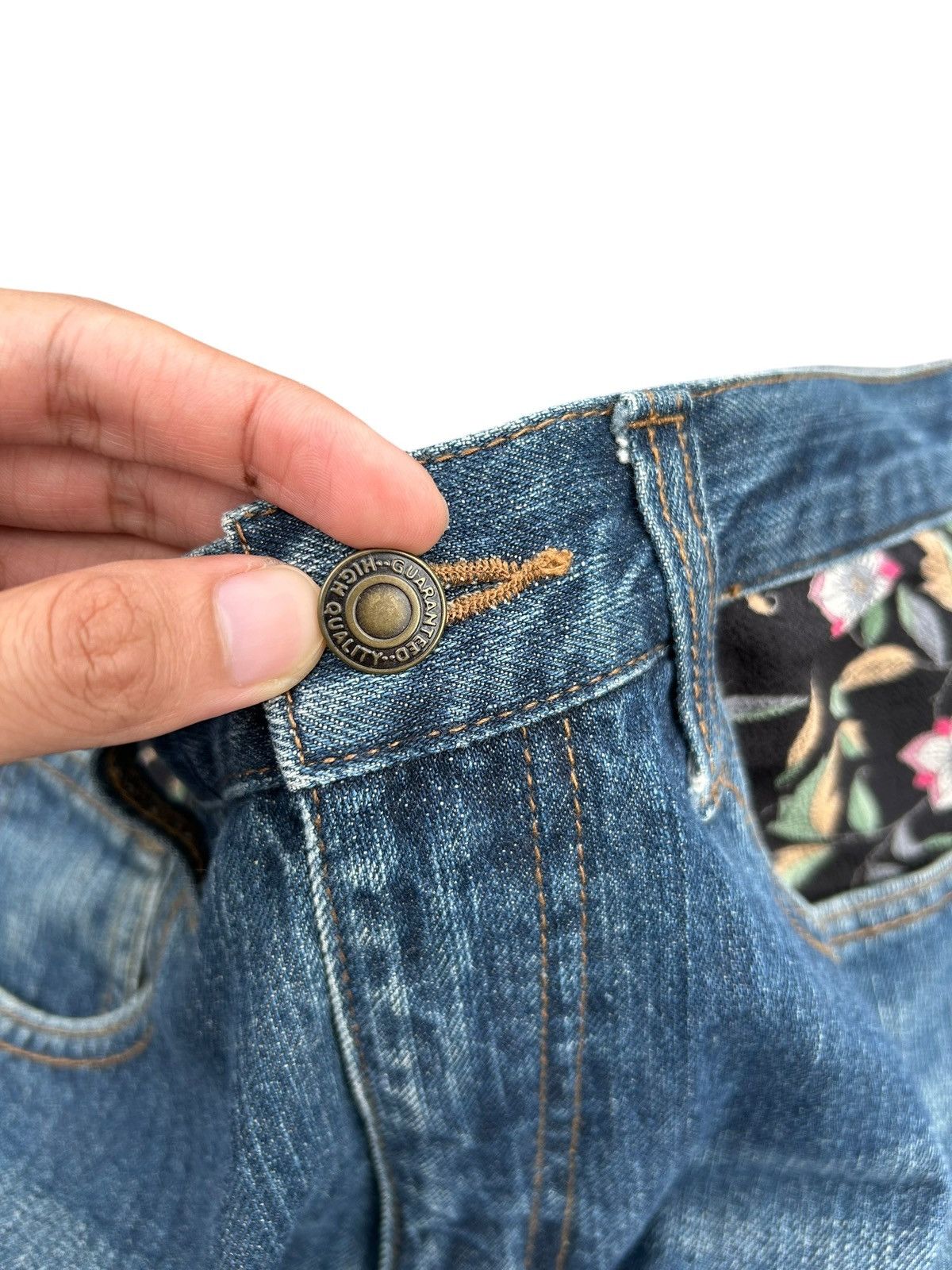 Kapital Karakuri Tamashii Japanese Inspired Distressed Denim Jeans Size US 32 / EU 48 - 6 Thumbnail