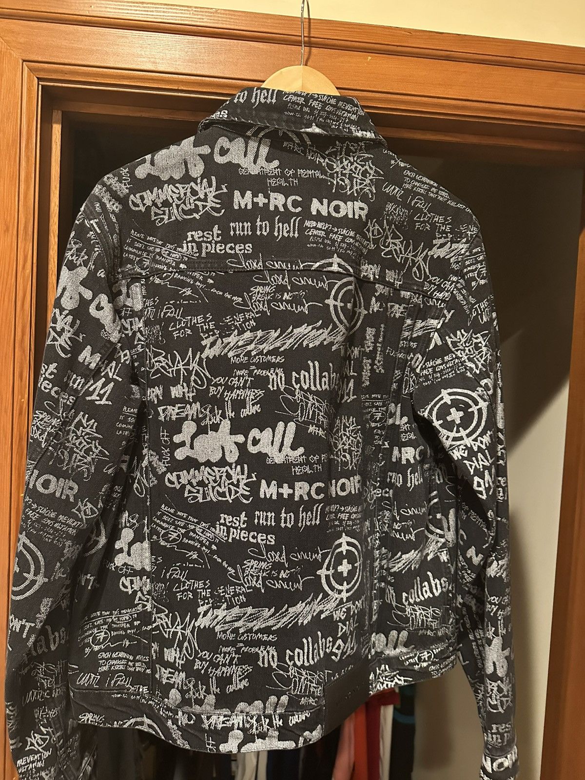 M+Rc Noir M RC Noir Black Denim SPEECHLEES Jacket Size US M / EU 48-50 / 2 - 3 Thumbnail