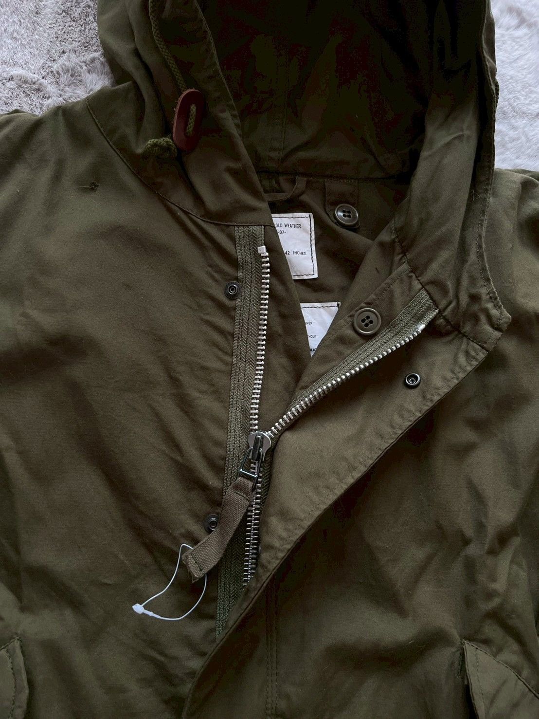 Vintage Houston M-51 Parka Extreme Cold Weather Jacket Size US XL / EU 56 / 4 - 6 Thumbnail