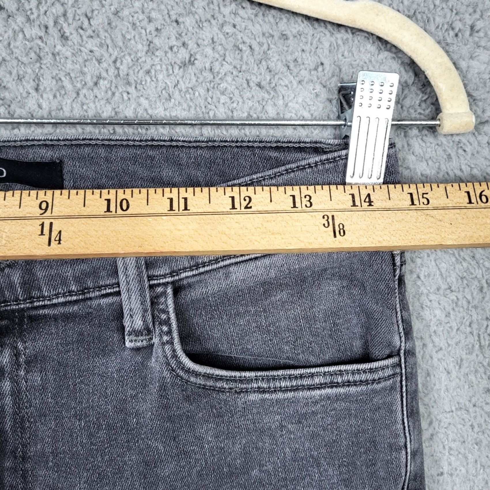 J Brand J.Brand Selena Jeans MID-RISE Earl Grey Women's Size 28 Denim 5-Pocket Belted Regular Fit Size 28" / US 6 / IT 42 - 2 Thumbnail