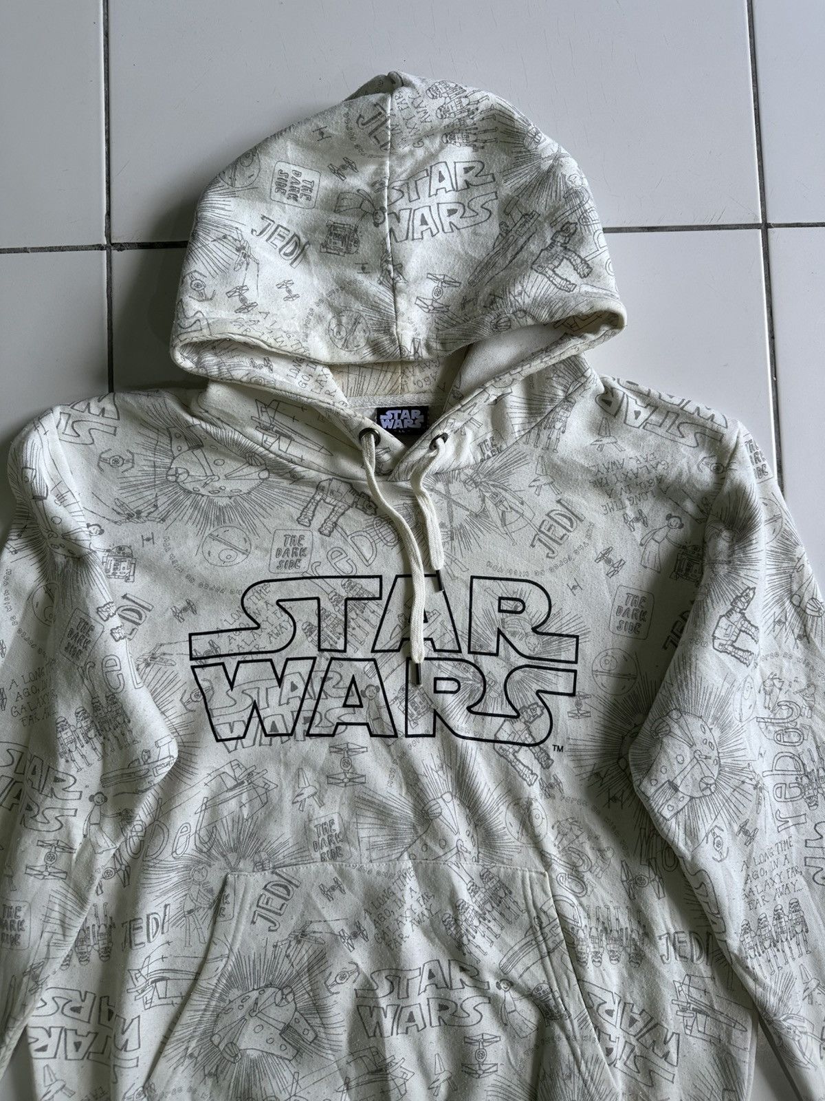 Star Wars Star Wars Full printed Jedi White Hoodie Size US L / EU 52-54 / 3 - 4 Thumbnail