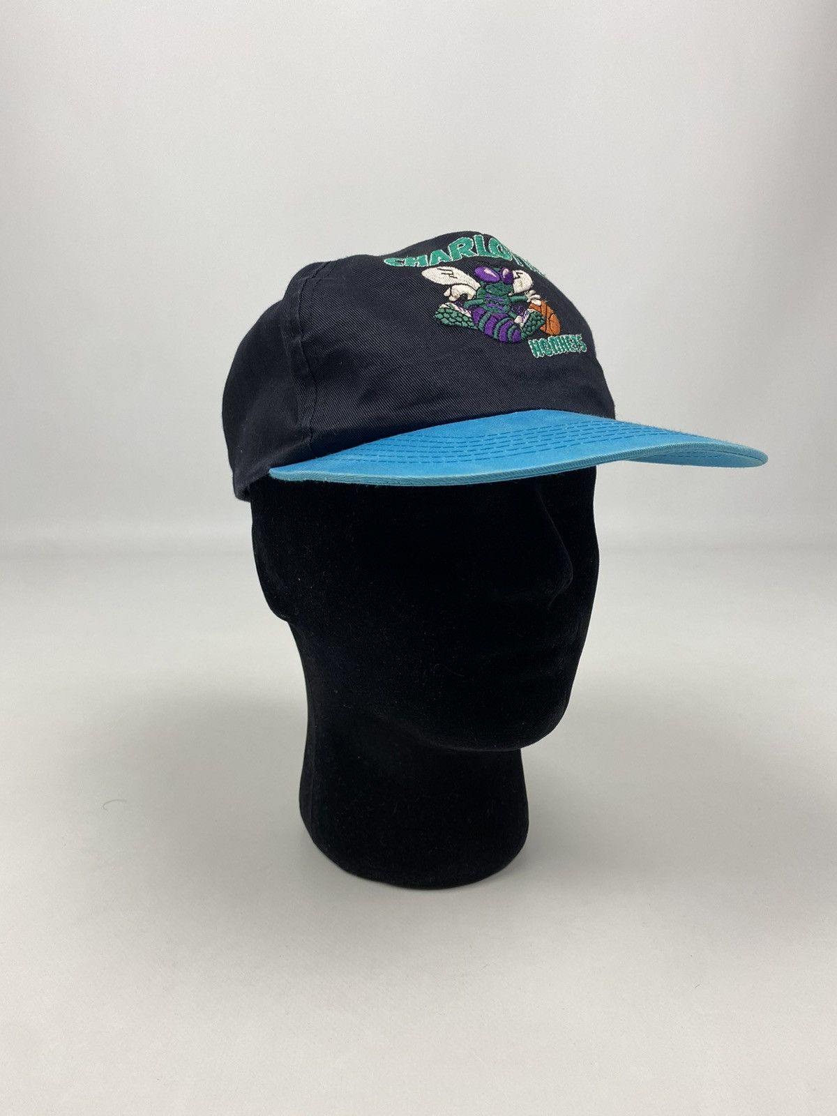 NBA 1990s Vintage Charlotte Hornets Cap Hat Size ONE SIZE - 9 Thumbnail