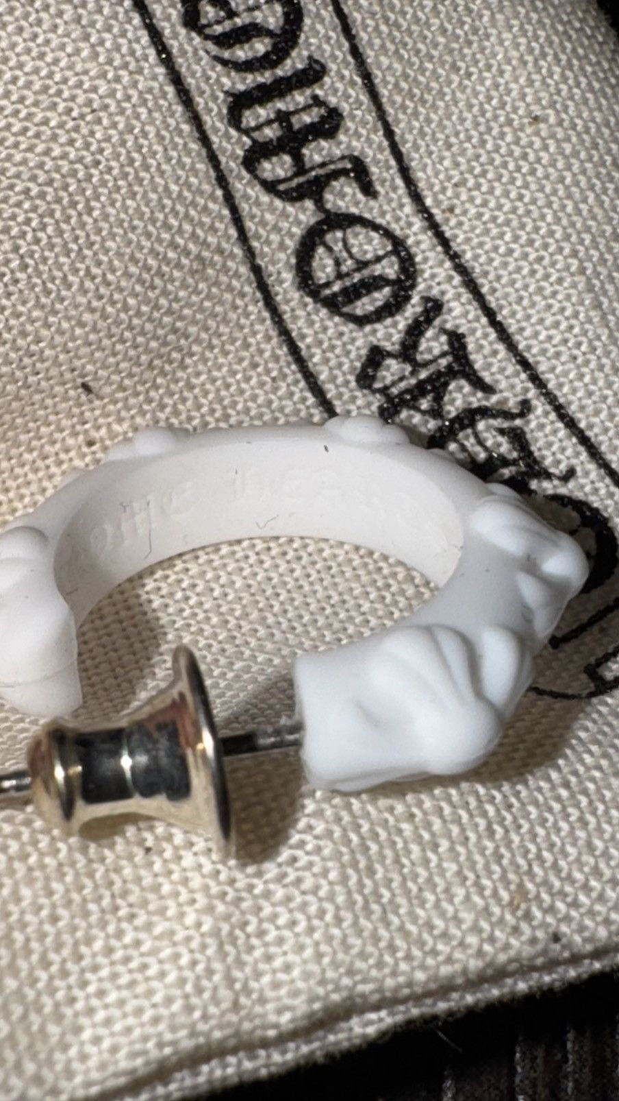 Chrome Hearts Chrome Hearts Silicon Earring White Size ONE SIZE - 5 Thumbnail