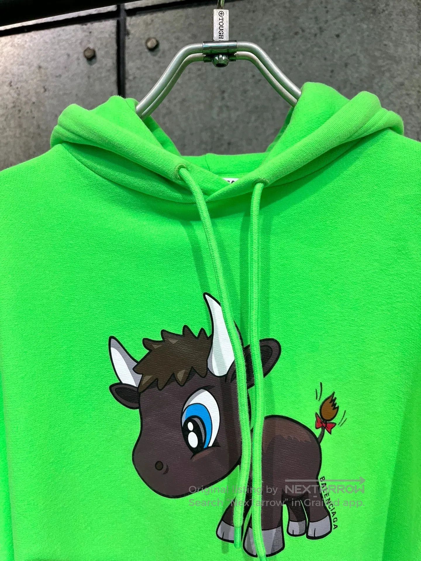 Balenciaga Balenciaga Green Bull Graphic Hoodie XS. Size US XS / EU 42 / 0 - 3 Thumbnail