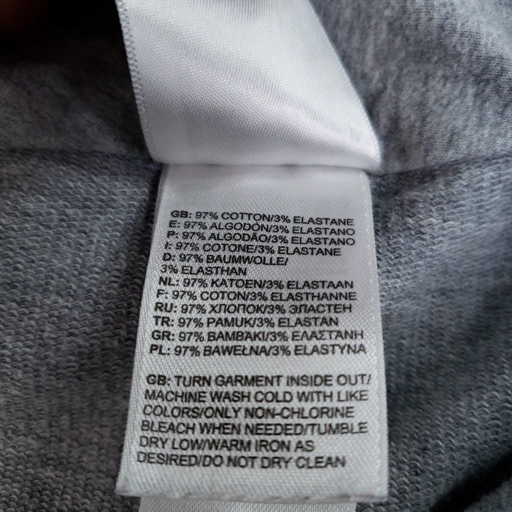 The North Face The North Face Jacket Womens L Gray Asymmetrical Zip Cotton Blend Logo Pockets Size L / US 10 / IT 46 - 6 Thumbnail