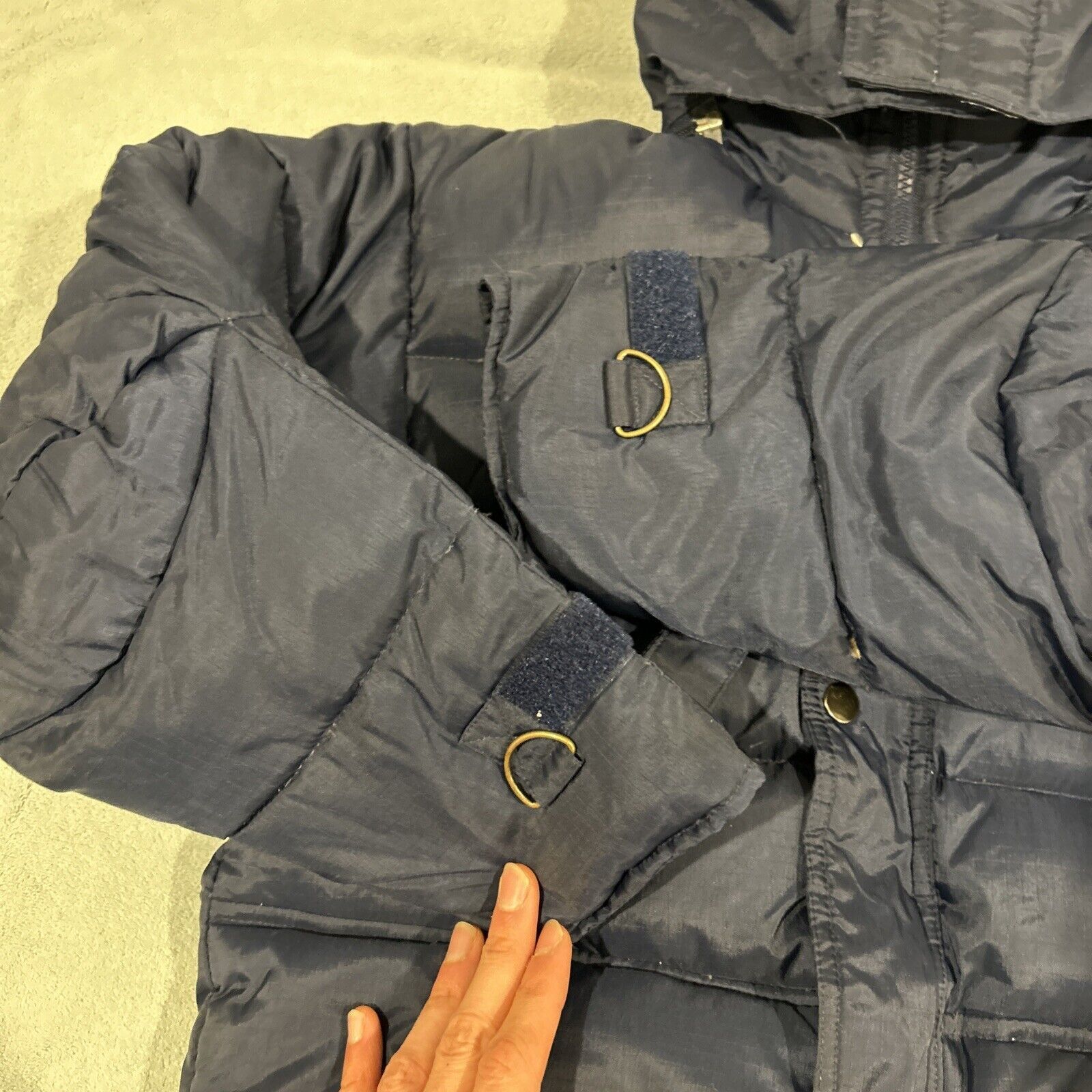 Triple F.A.T. Goose VTG 80s Downed Puffer Hoodie Womens Small Chest 19 Parka Size S / US 4 / IT 40 - 14 Thumbnail