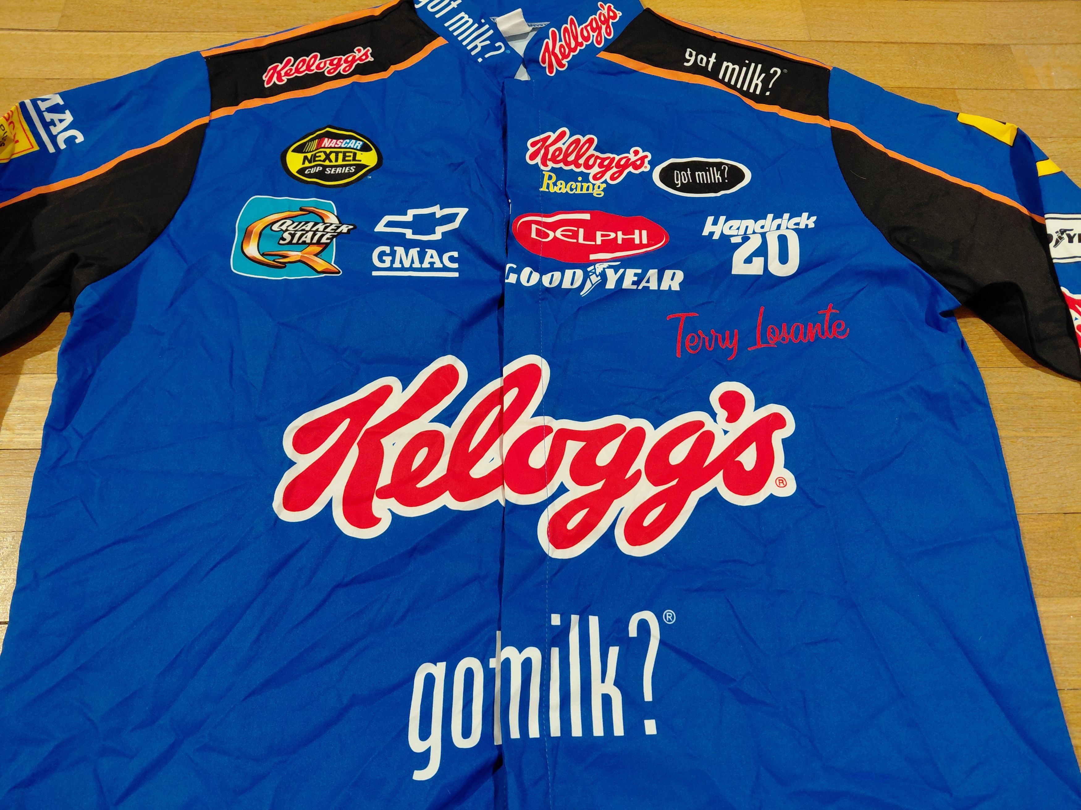 Vintage Vintage Nascar Cup Series Terry Labonte Kelloggs Racing Size US L / EU 52-54 / 3 - 2 Thumbnail