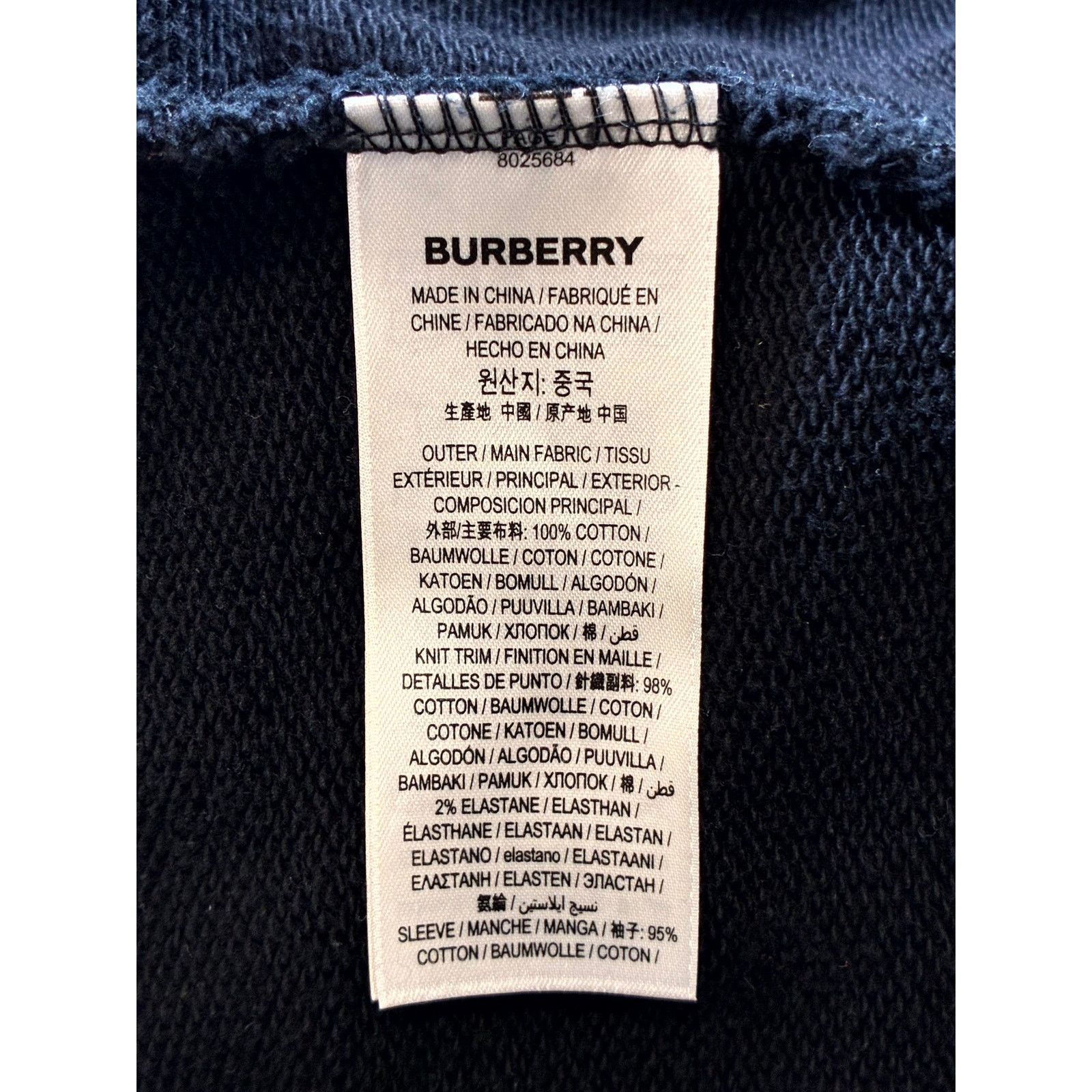 Burberry Burberry Monogram Zip Up Black Hoodie Size US S / EU 44-46 / 1 - 4 Thumbnail