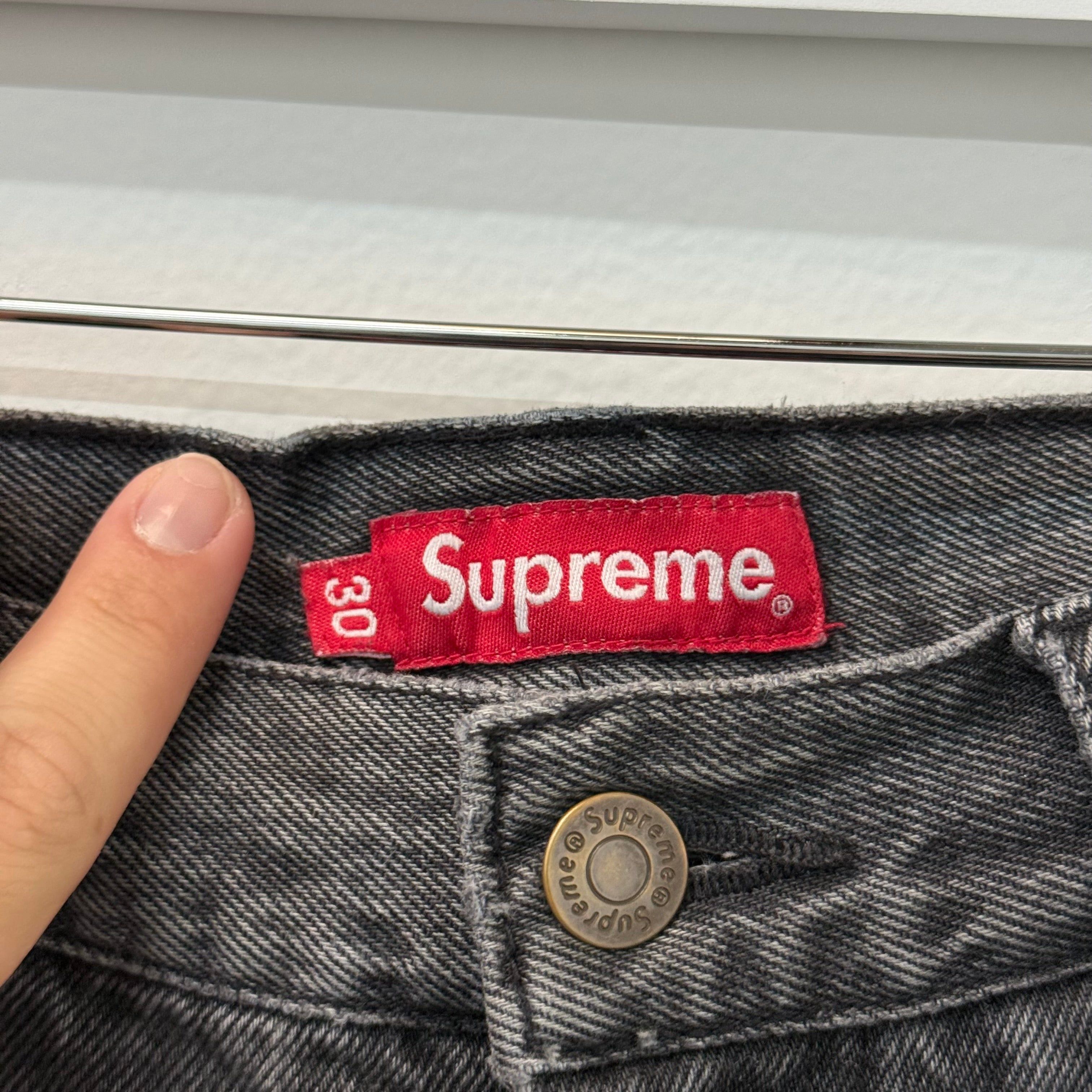 Supreme Supreme Black Cargo Denim Jeans - Size 30 Size US 30 / EU 46 - 4 Thumbnail