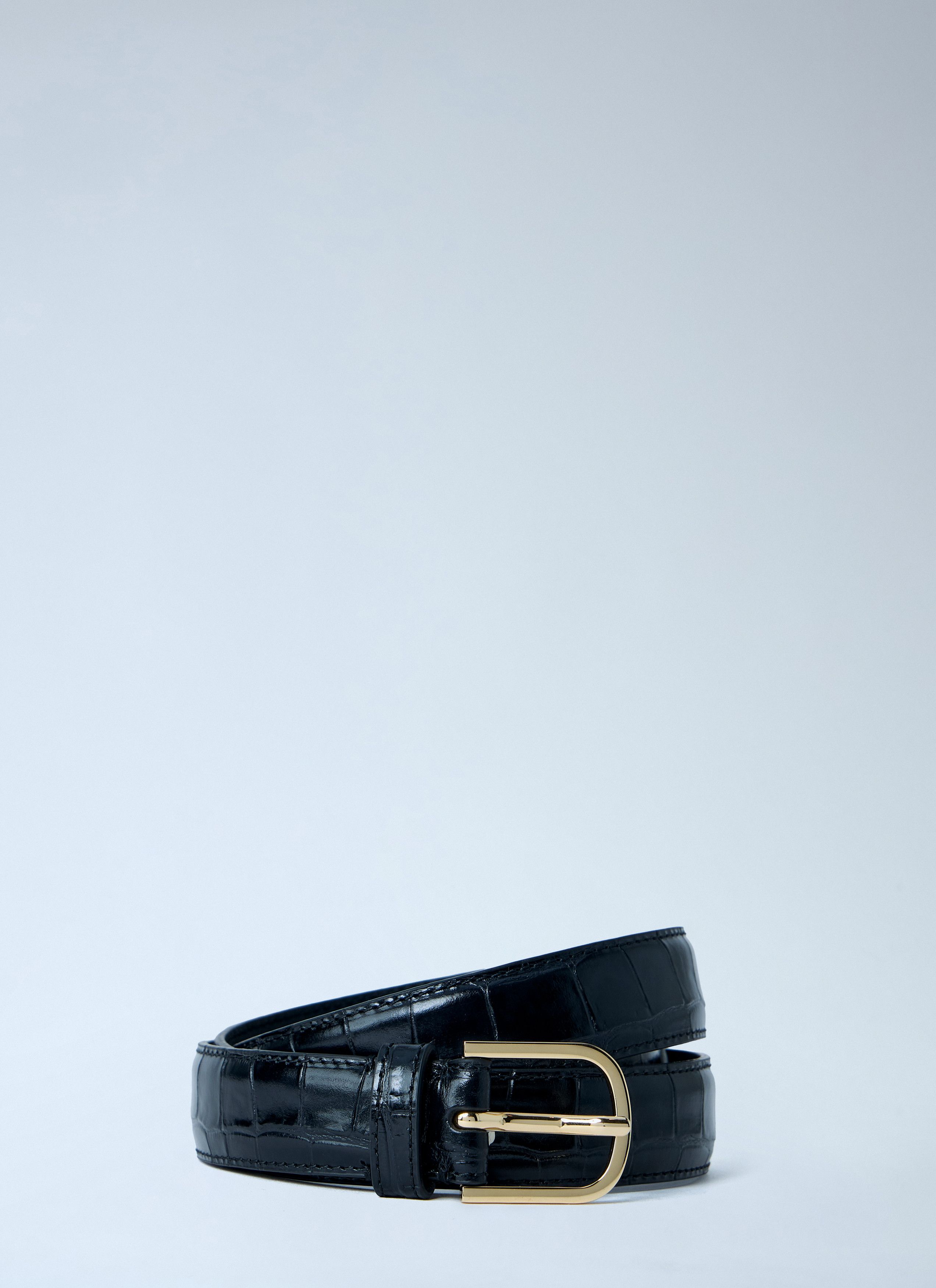 Toteme Embossed Leather Belt Size ONE SIZE - 1 Thumbnail