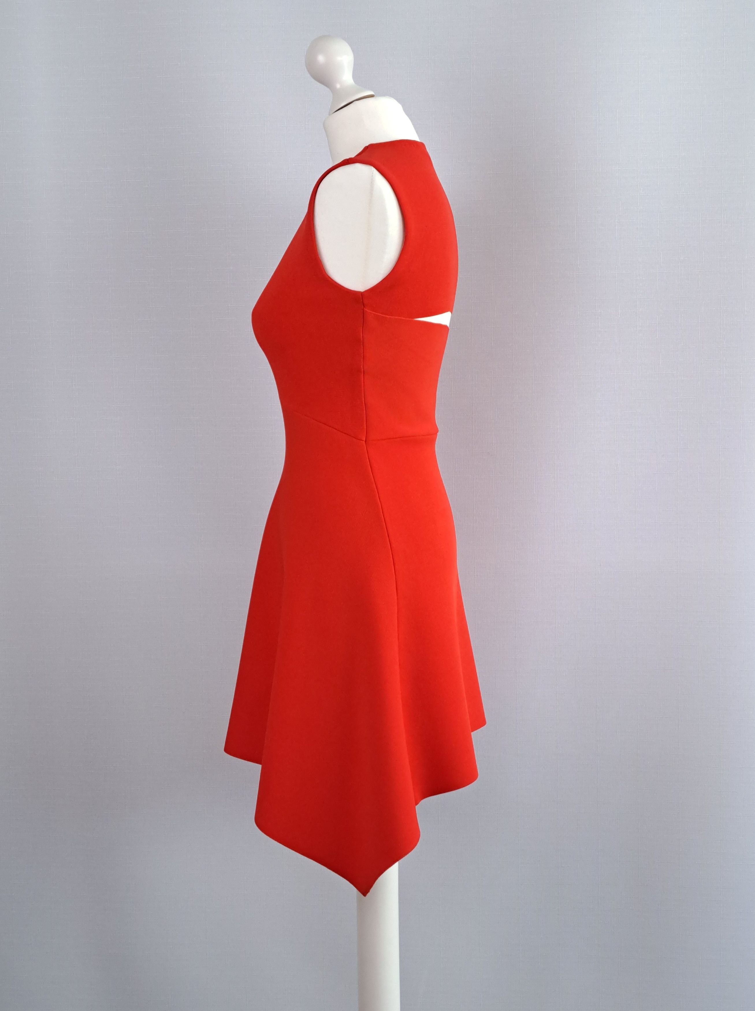 Stella McCartney Stella McCartney asymmetric red mini dress. Size 40 Size S / US 4 / IT 40 - 4 Thumbnail