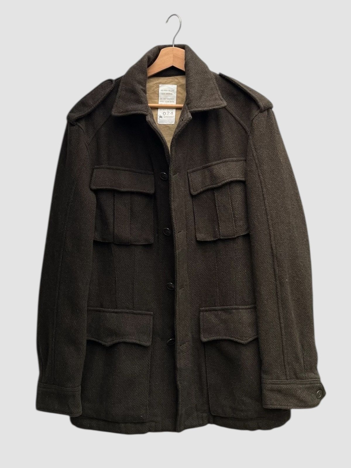 I. Spiewak And Sons Vintage Spiewak Wool Jungle Fatigue Military Jacket - Olive Size US M / EU 48-50 / 2 - 2 Thumbnail