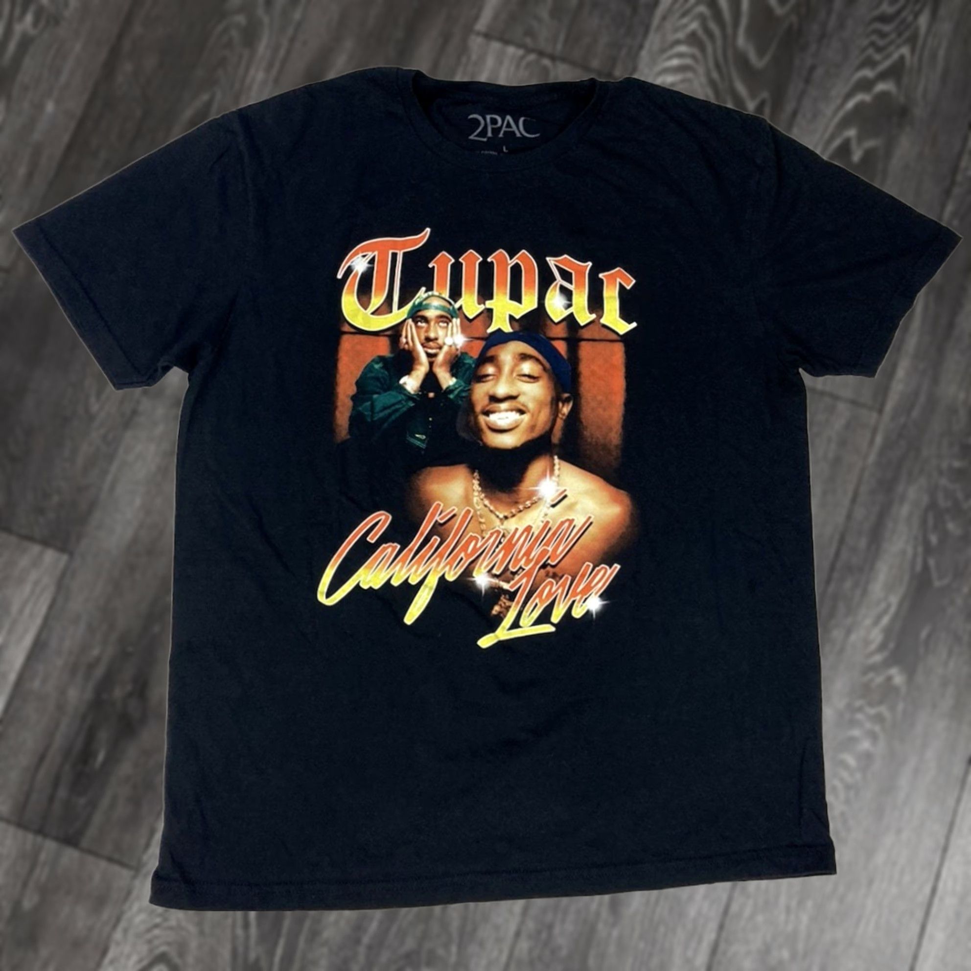 Vintage VINTAGE 2pac Tupac Shakur California Love Graphic T-shirt Men Large Black Music Merch Size US L / EU 52-54 / 3 - 1 Thumbnail