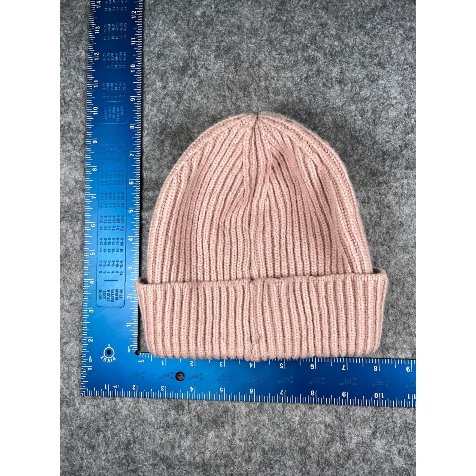 H&M H&M Beanie Women One Size Pink Knit Viscose Wool Blend Winter Ski Size ONE SIZE - 4 Thumbnail
