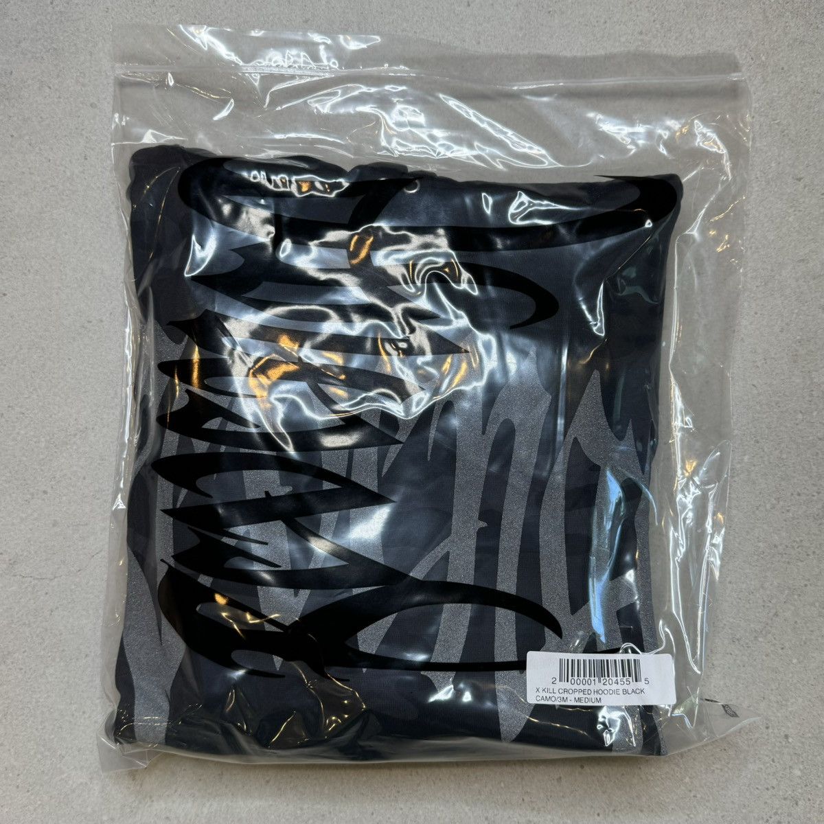 Revenge Revenge X Kill Cropped Hoodie Black Camo/3M SIZE MEDIUM Size US M / EU 48-50 / 2 - 3 Thumbnail
