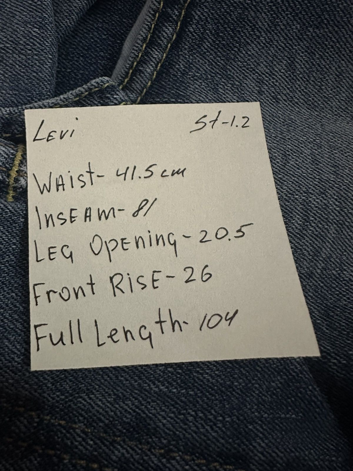 Levi's Levi’s 504 Regular Straight Jeans W32 L32 - Medium Wash Size US 32 / EU 48 - 11 Thumbnail