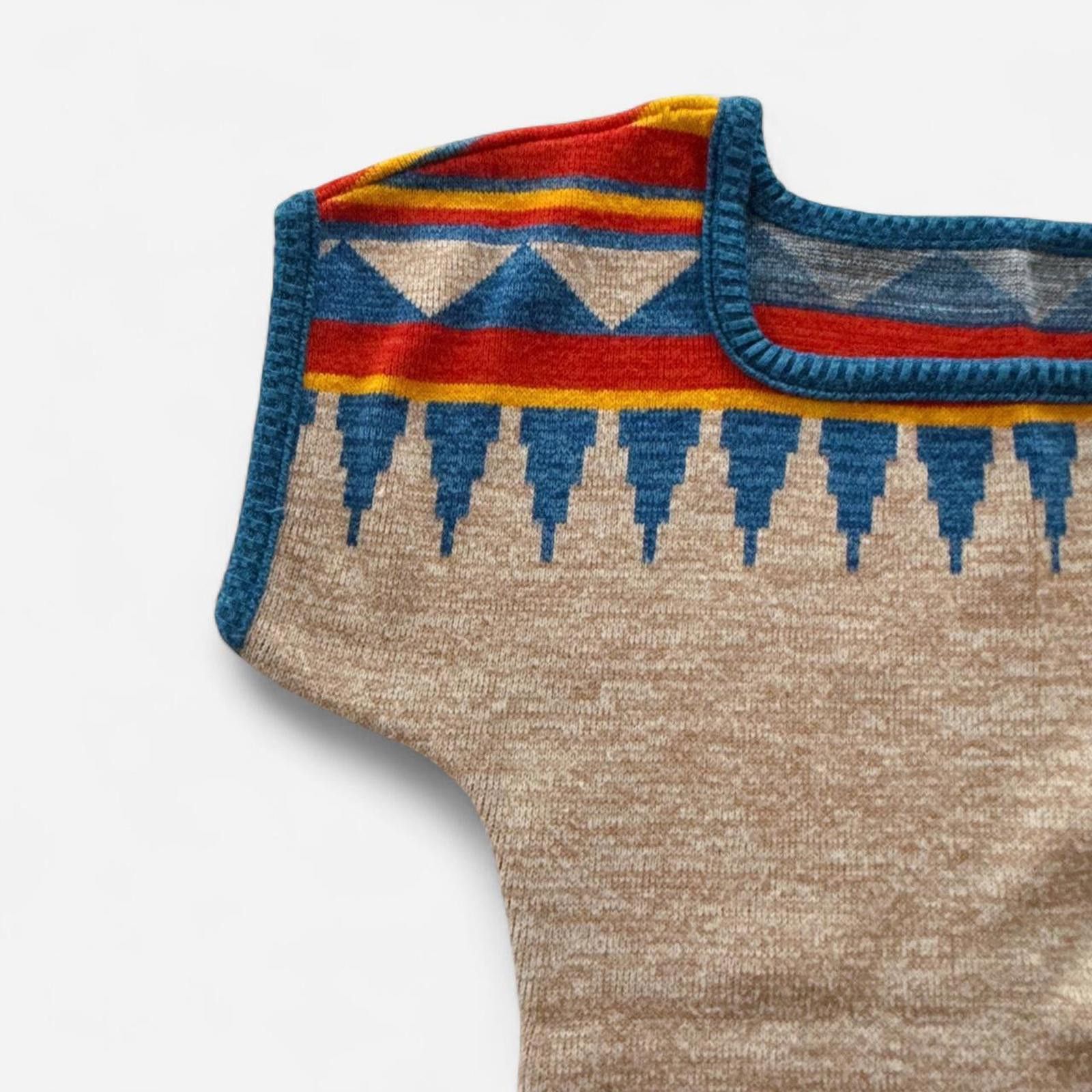 Other 60s 70s Vintage Fair Isle Knit Sweater, Women’s M Size M / US 6-8 / IT 42-44 - 3 Thumbnail