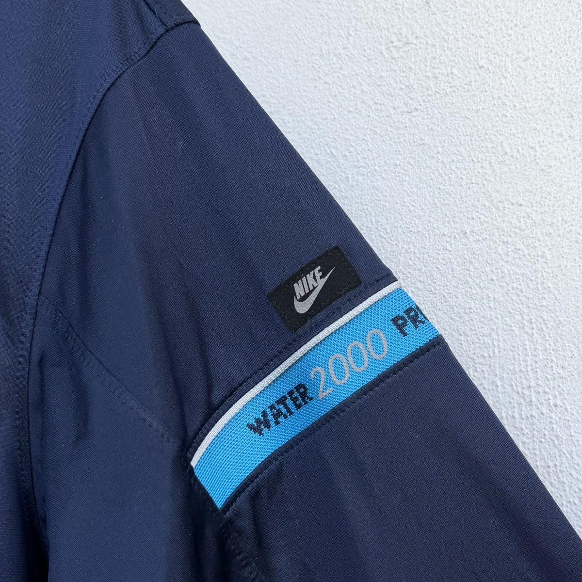 Nike VTG 80s Nike JacketJapan Navy Mesh Lined Archive Windbreaker Size US XL / EU 56 / 4 - 3 Thumbnail