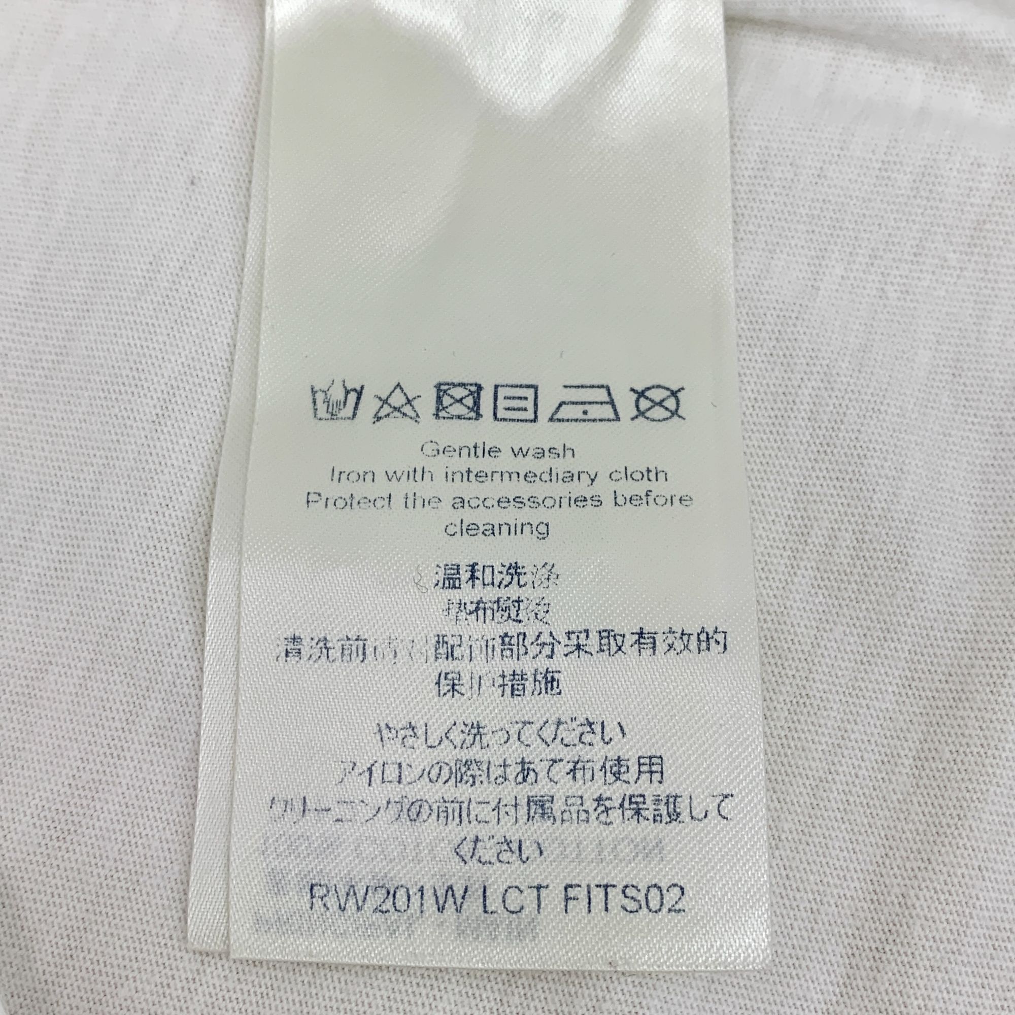 Louis Vuitton Louis Vuitton White Printed Cotton Round-Neck Short-Sleeve T Size M / US 6-8 / IT 42-44 - 4 Thumbnail