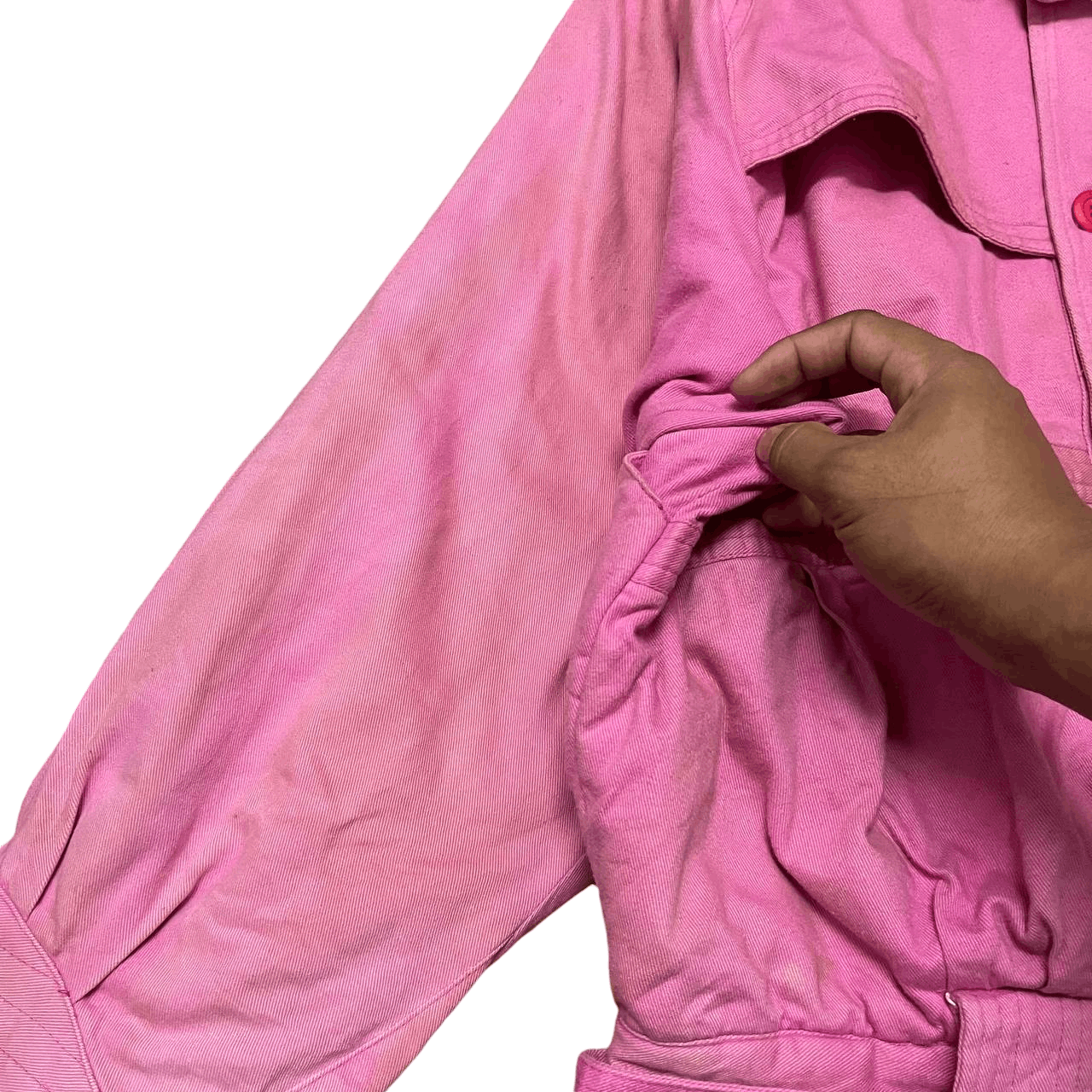 Issey Miyake Vintage Issey Miyake Inspired Bomber Style Jacket with Belt Size US L / EU 52-54 / 3 - 8 Thumbnail