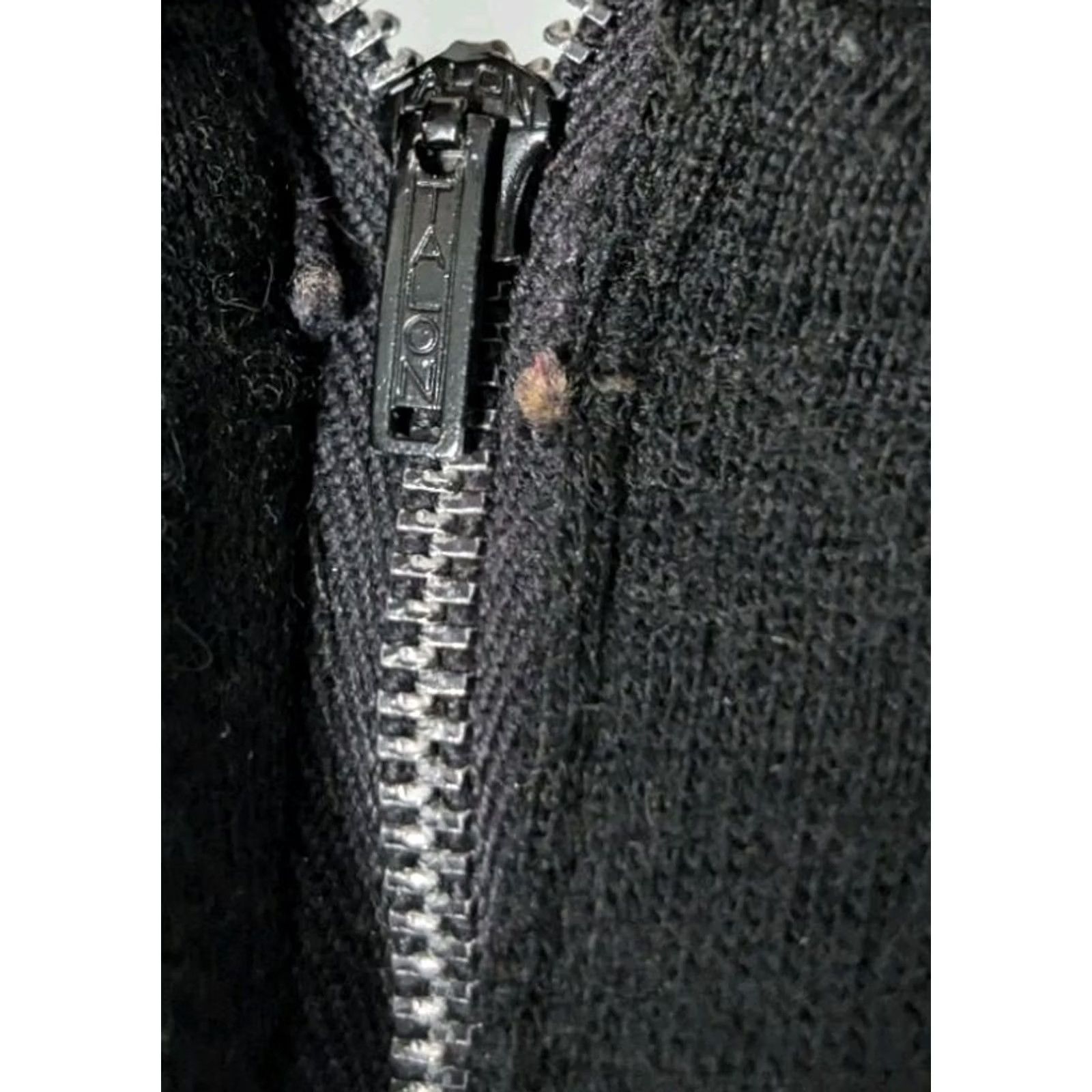 Guy Laroche VINTAGE Guy Laroche Boutique Wool Fleece Knit Mod Dress Flapper Revival 1960s 36 Black Size XS / US 0-2 / IT 36-38 - 5 Thumbnail