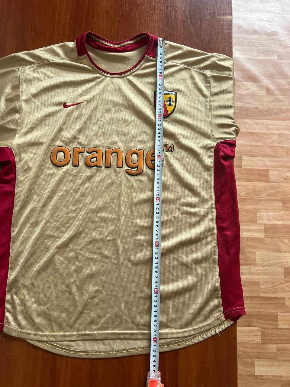 Nike 2003/04 RC LENS HOME SOCCER JERSEY FOOTBALL SHIRT NIKE SZ M Size US M / EU 48-50 / 2 - 17 Thumbnail