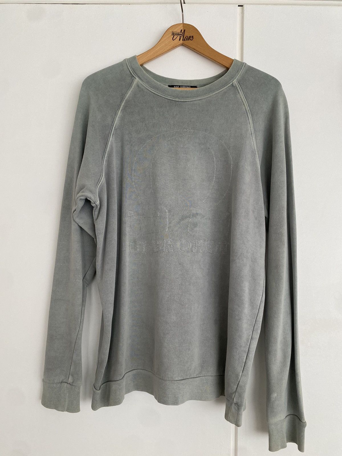 Raf Simons Blue grey, ‘Unbroken’ sweatshirt from spring summer 2004 Size US S / EU 44-46 / 1 - 1 Thumbnail