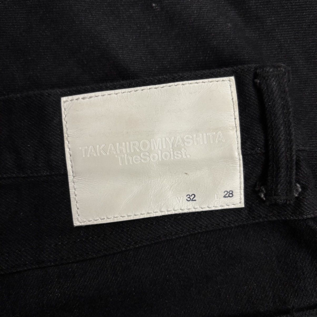 Takahiromiyashita The Soloist. Takahiro Miyashita The Soloist - Black Selvedge Denim Pants Size US 30 / EU 46 - 6 Thumbnail