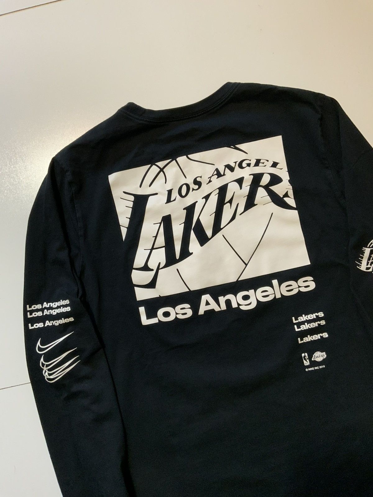 NBA Nike NBA Los Angeles Lakers City Edition Showtime T-Shirt Size US XL / EU 56 / 4 - 4 Thumbnail